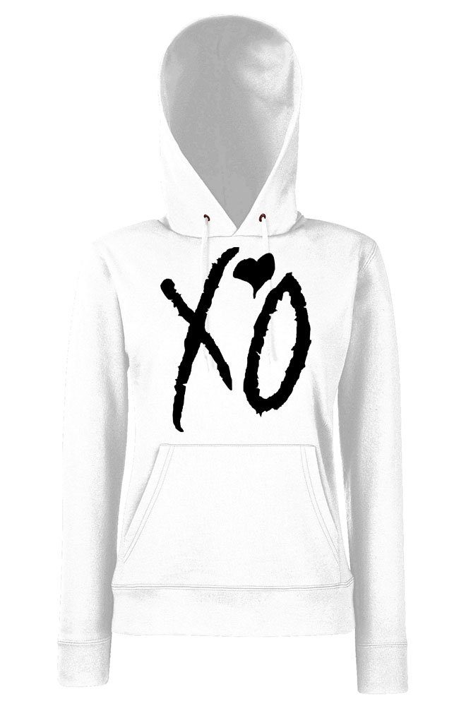Youth Designz Kapuzenpullover XO Damen Hoodie Pullover mit modischem Print