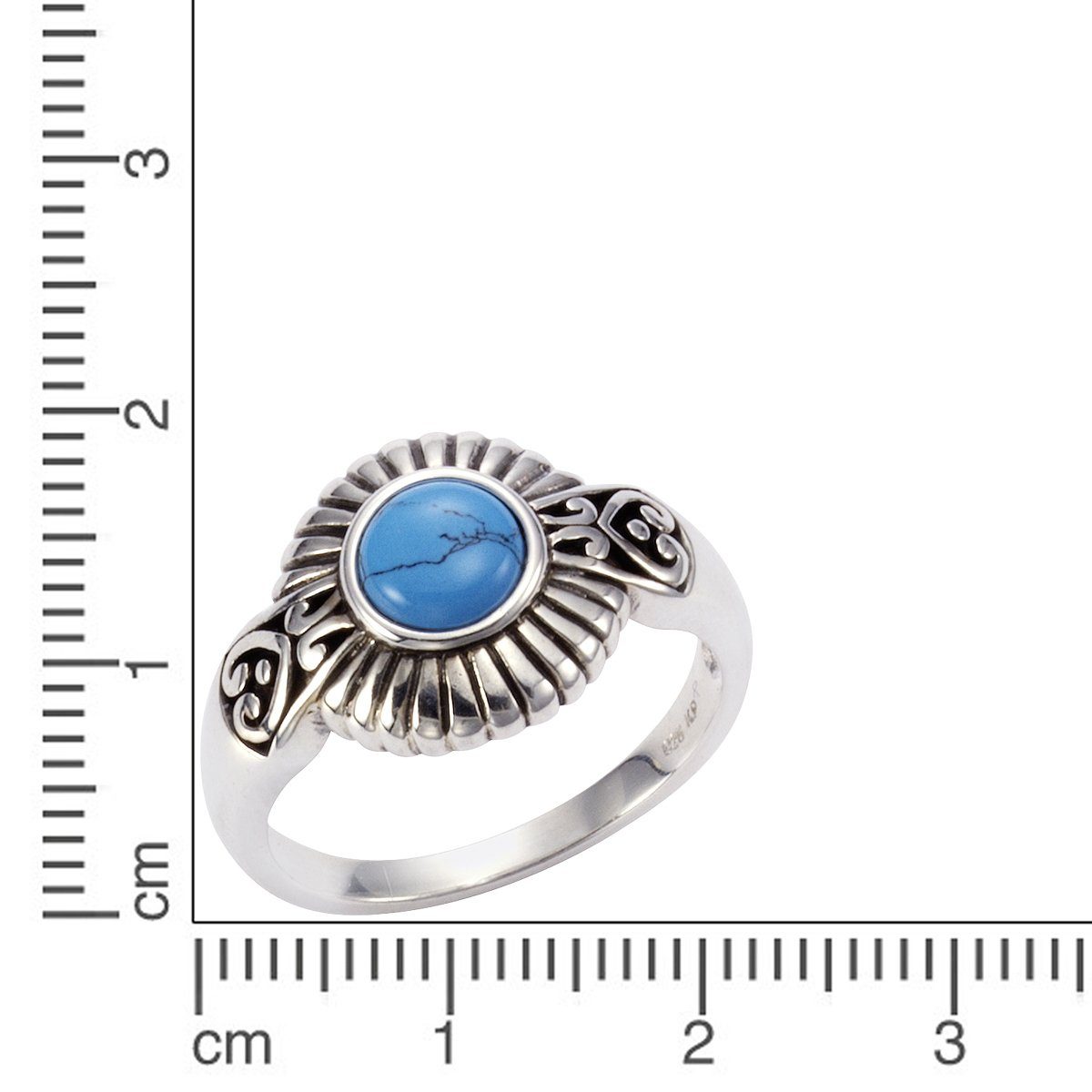 Zeeme Fingerring Silber 925 oxidiert mit günstig online kaufen