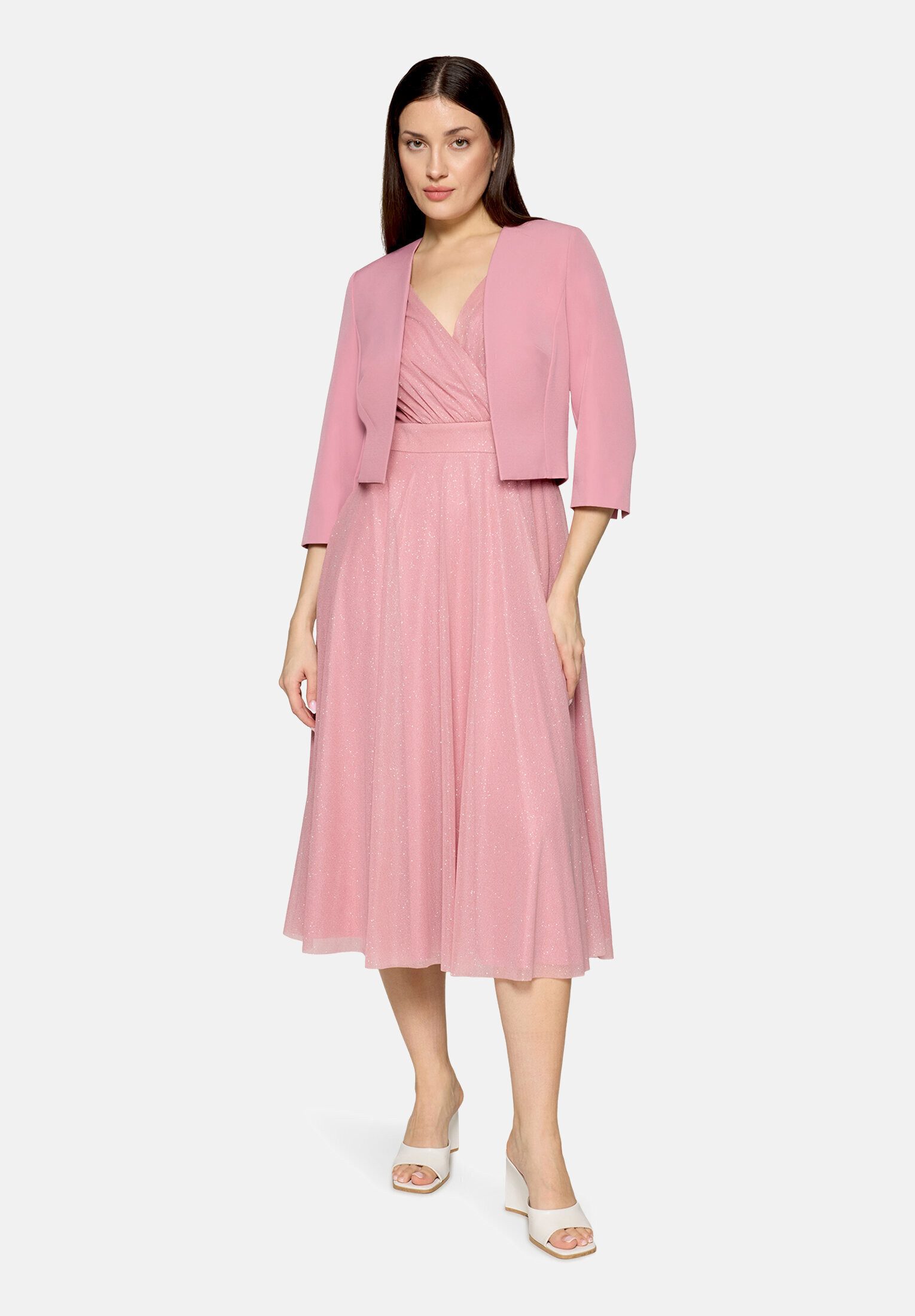 Vera Mont Bolerojacke Damen mit Kellerfalten