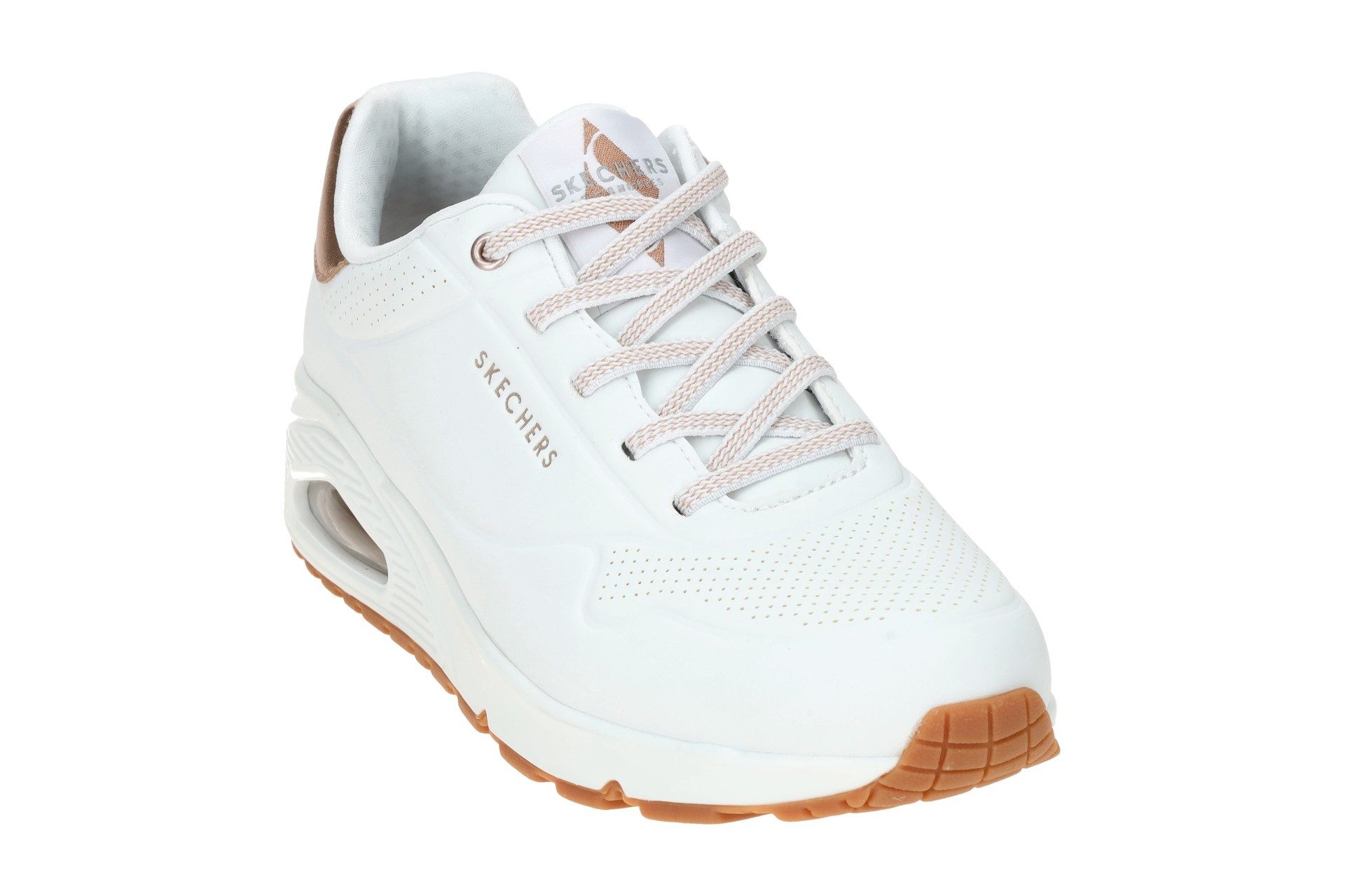 Skechers 155196 WHT Schnürschuh