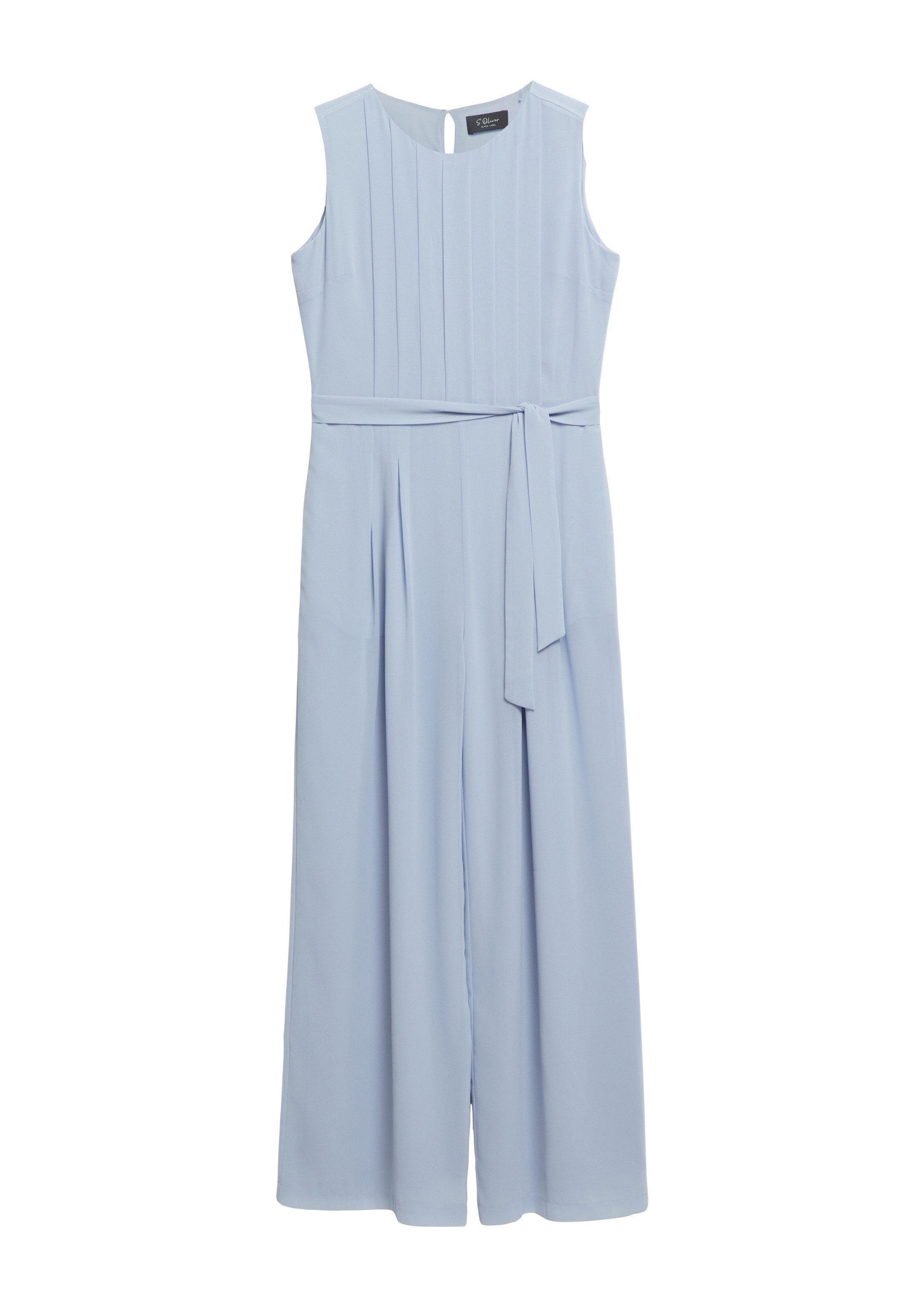 s.Oliver Jumpsuit Overall Eleganter Overall mit Wide Leg und Viskosefutter