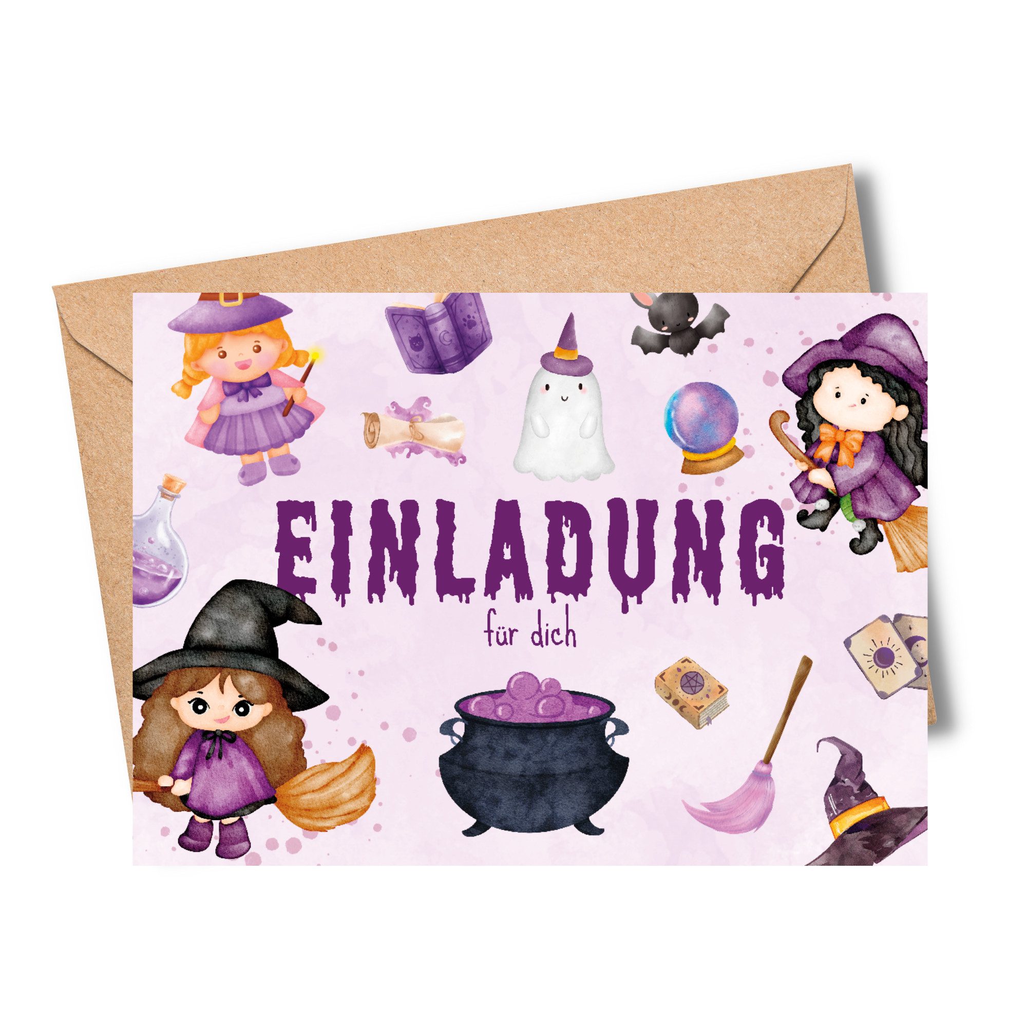 MeinBaby123® Einladungskarten Kindergeburtstag inkl. 10 Umschläge, Kindergeburtstag Jungs und Mädchen, Geburtstagseinladungen Kinder