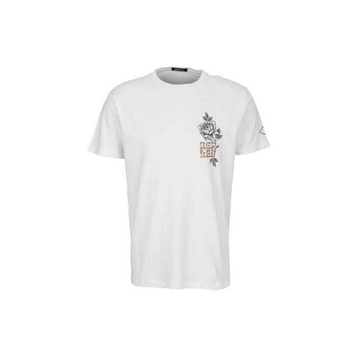 Replay T-Shirt T-Shirt mit Totenkopf-Backprint