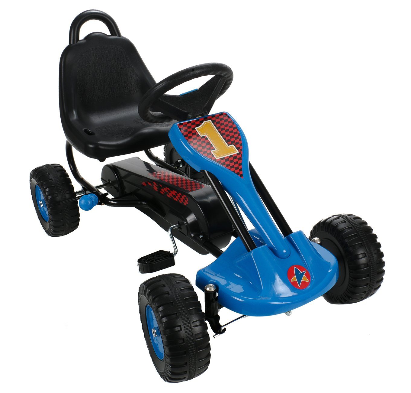 Bubble-Store Go-Kart »Sitz in 2 Positionen einstellbar«, Kinderfahrzeug, Kinder Tretfahrzeug