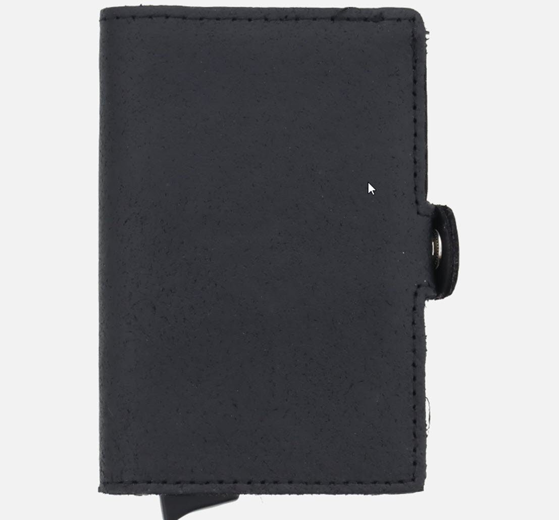 Spectrum Kartenetui Smartcard-Halter Leder Druckknopf Smart Wallet Portemon günstig online kaufen