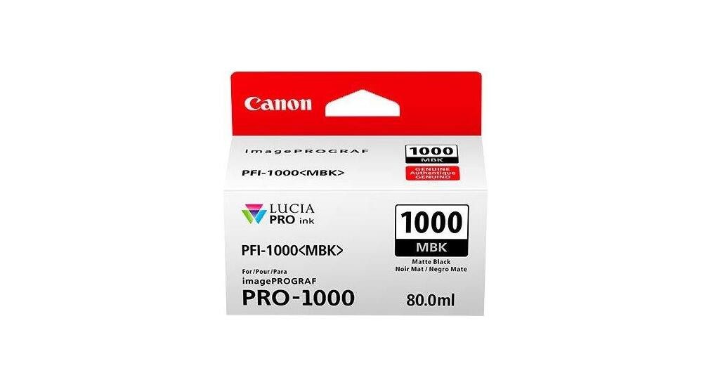 Canon PFI-1000MBK Druckerpatrone schwarz matt Tintenpatrone