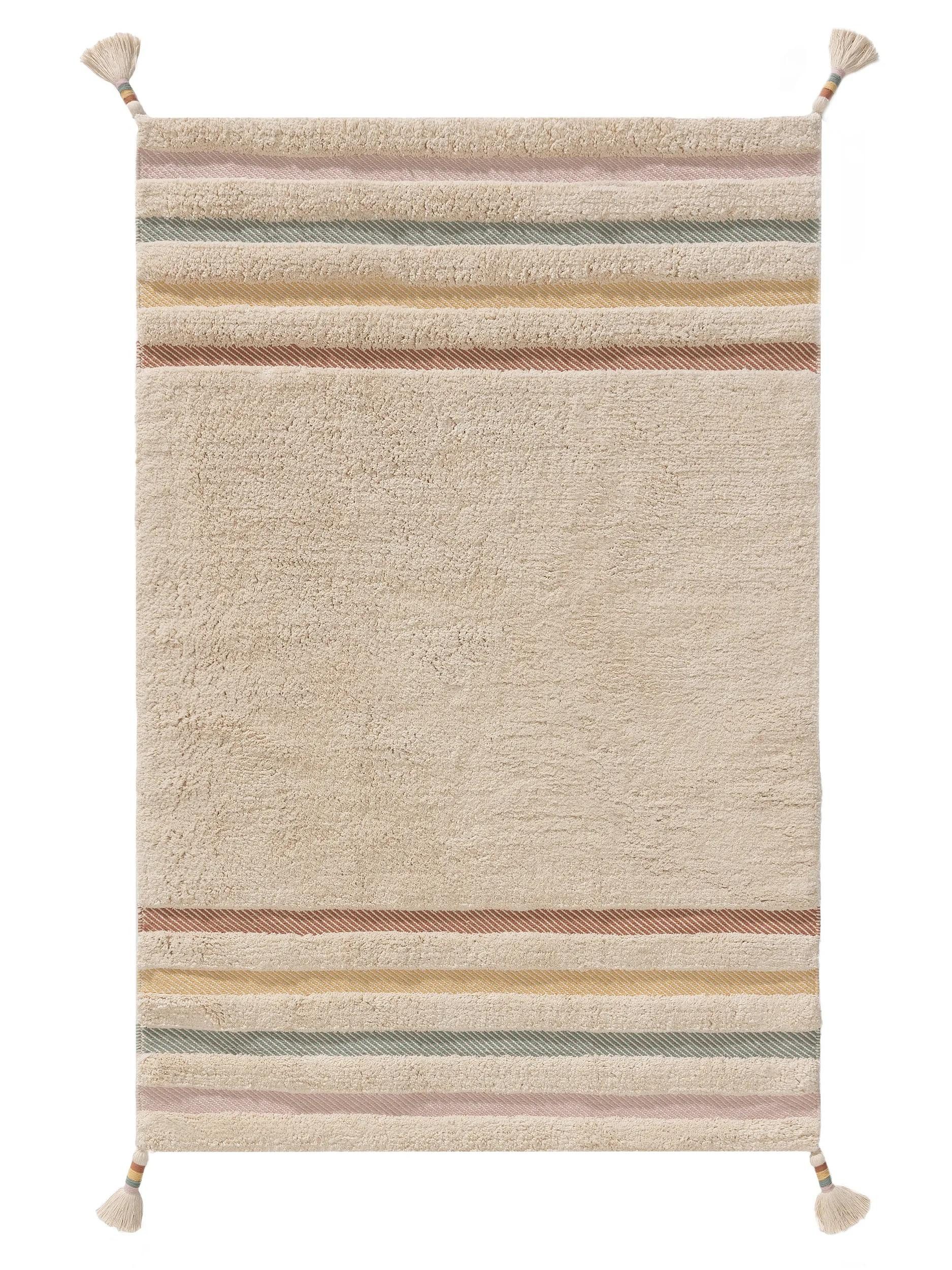 benuta Kinderteppich Lia, rechteckig, Höhe: 11 mm, Kunstfaser, Berber, Ethno-Style, Wohnzimmer