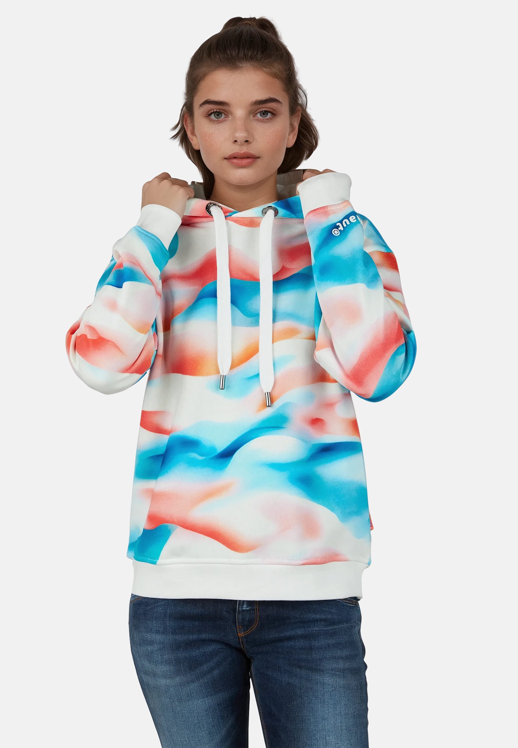 salzhaut Hoodie TÖHN Damen Relaxed-Fit salzhaut Kapuzenpullover – bequemer Fit und nordisch klares Design – Bild 3 von 5