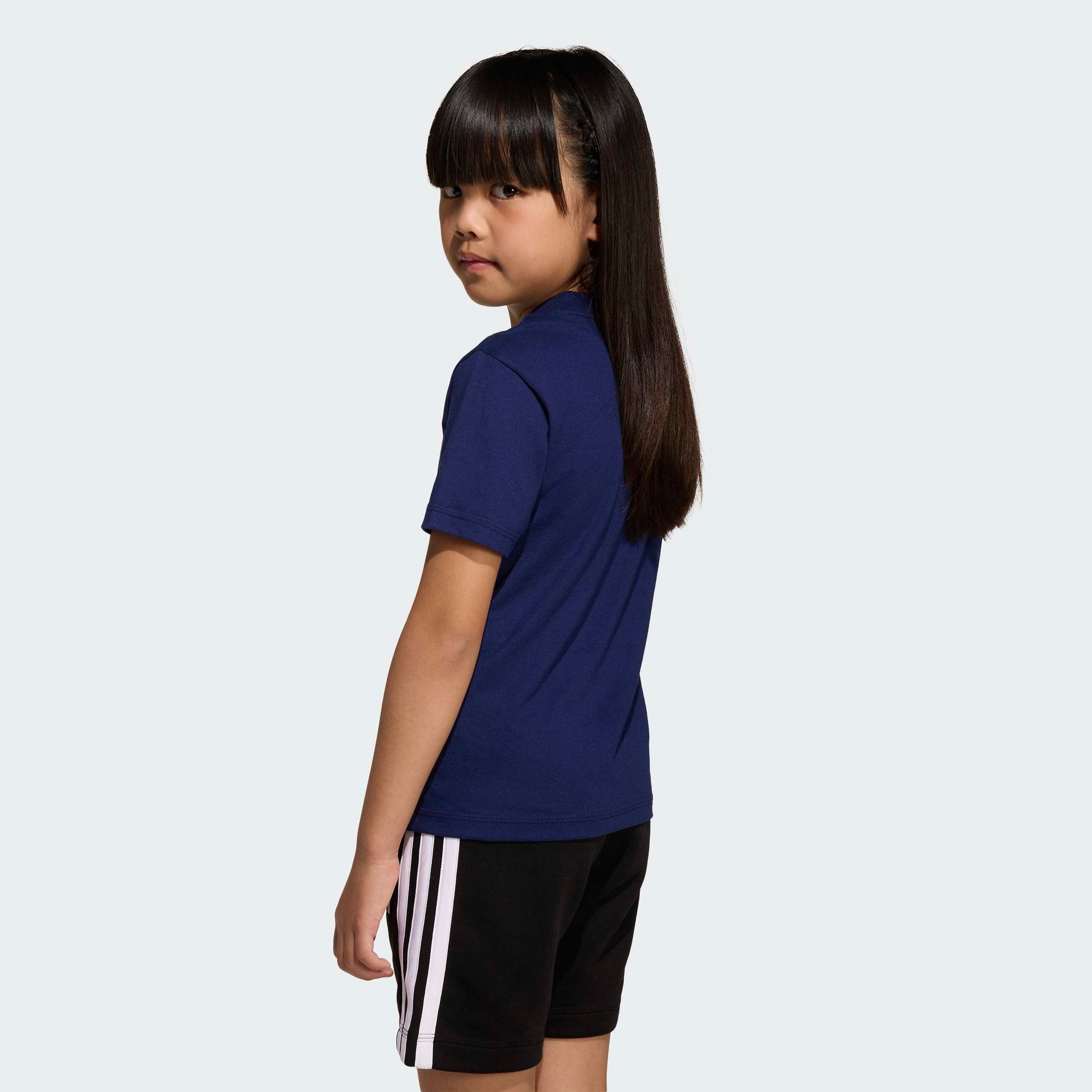adidas Sportswear T-Shirt LK BL TEE 160 sportlicher Stil, Kurzarm, aus Baumwolle