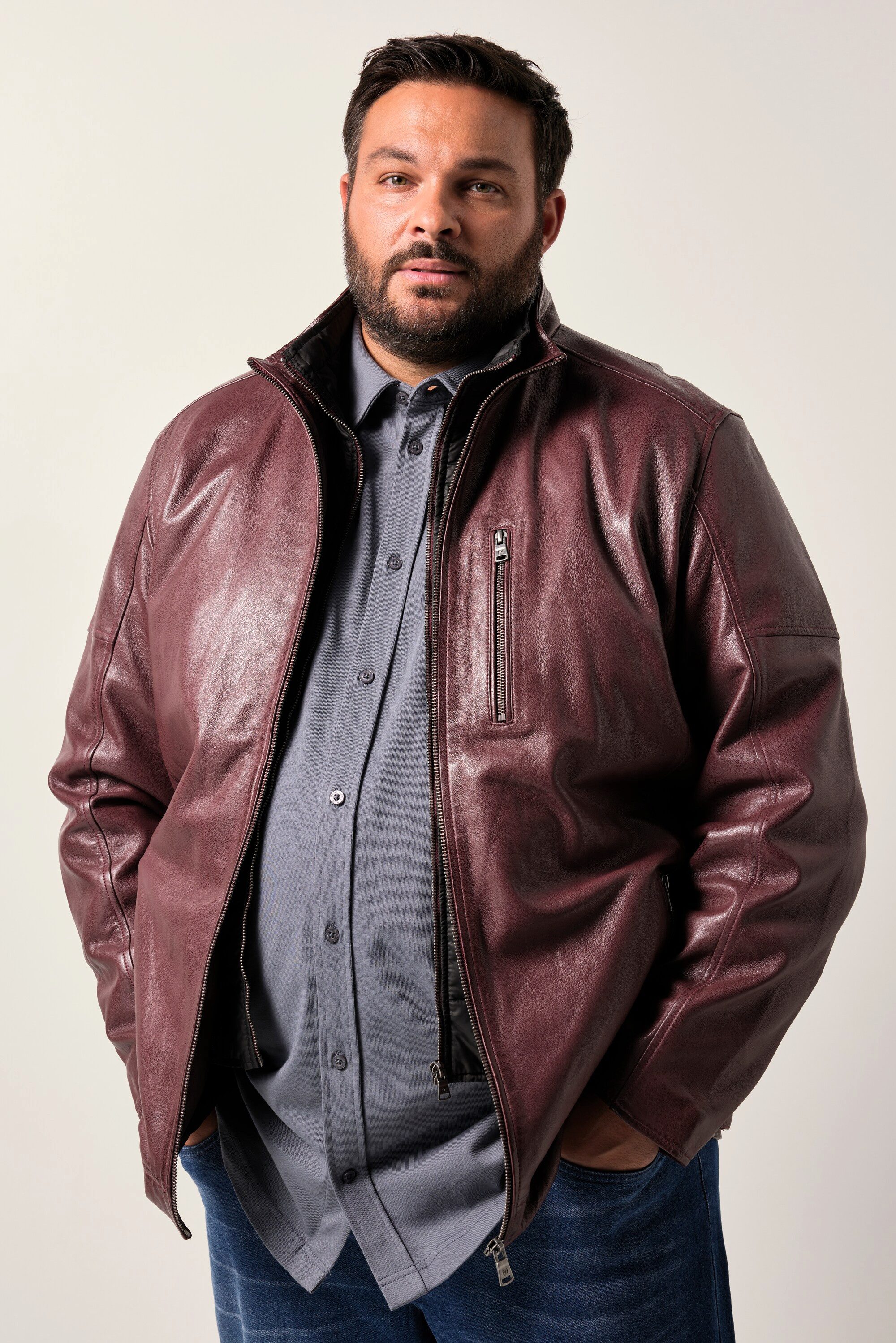 Lederjacke Lederjacke Leder Lammnappaleder