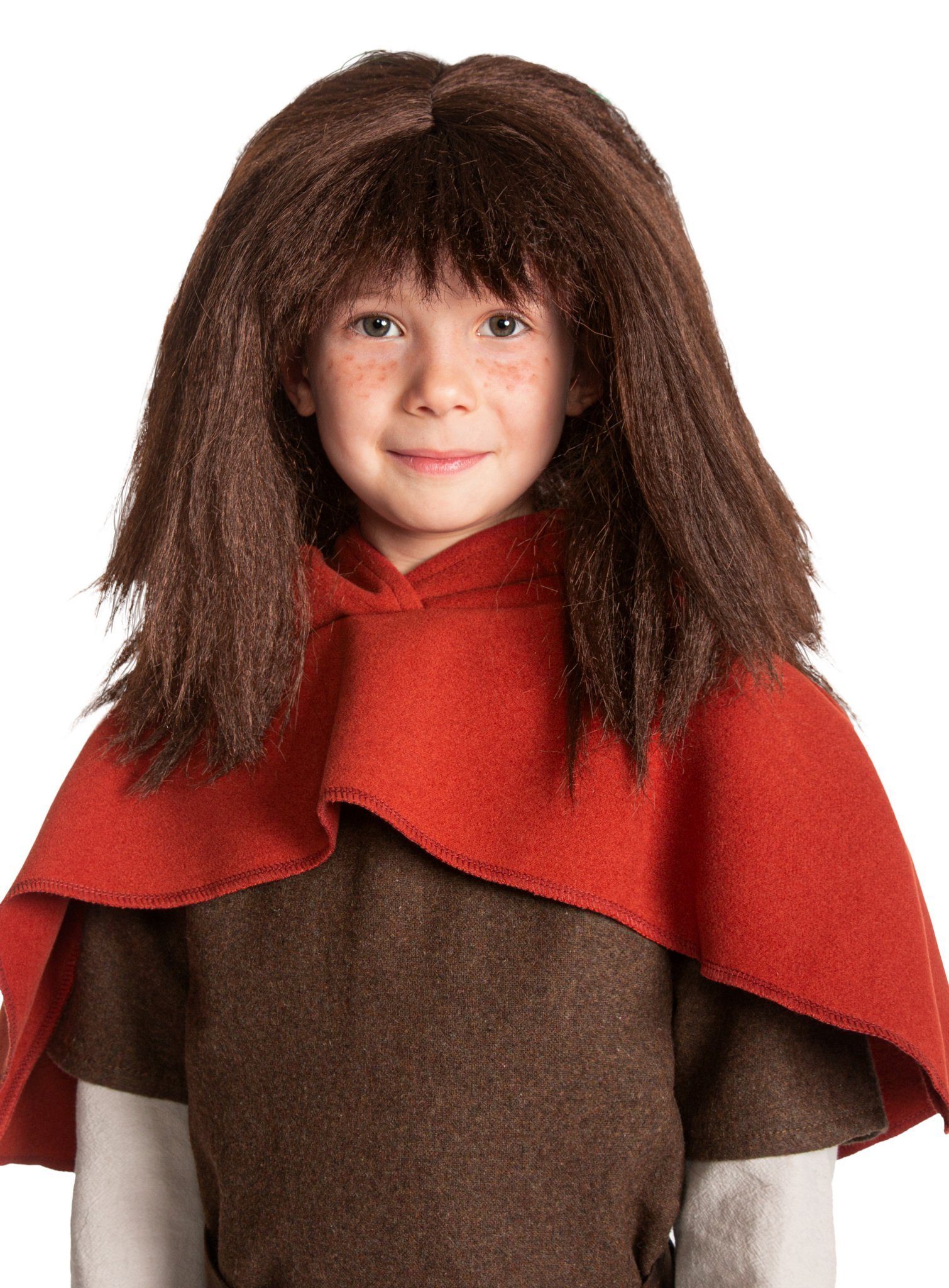 Maskworld Kostüm-Perücke Ronja Räubertochter Kinderperücke - Kostüm Zubehör, Vervollständige den Look der beliebten Kinderfilmfigur