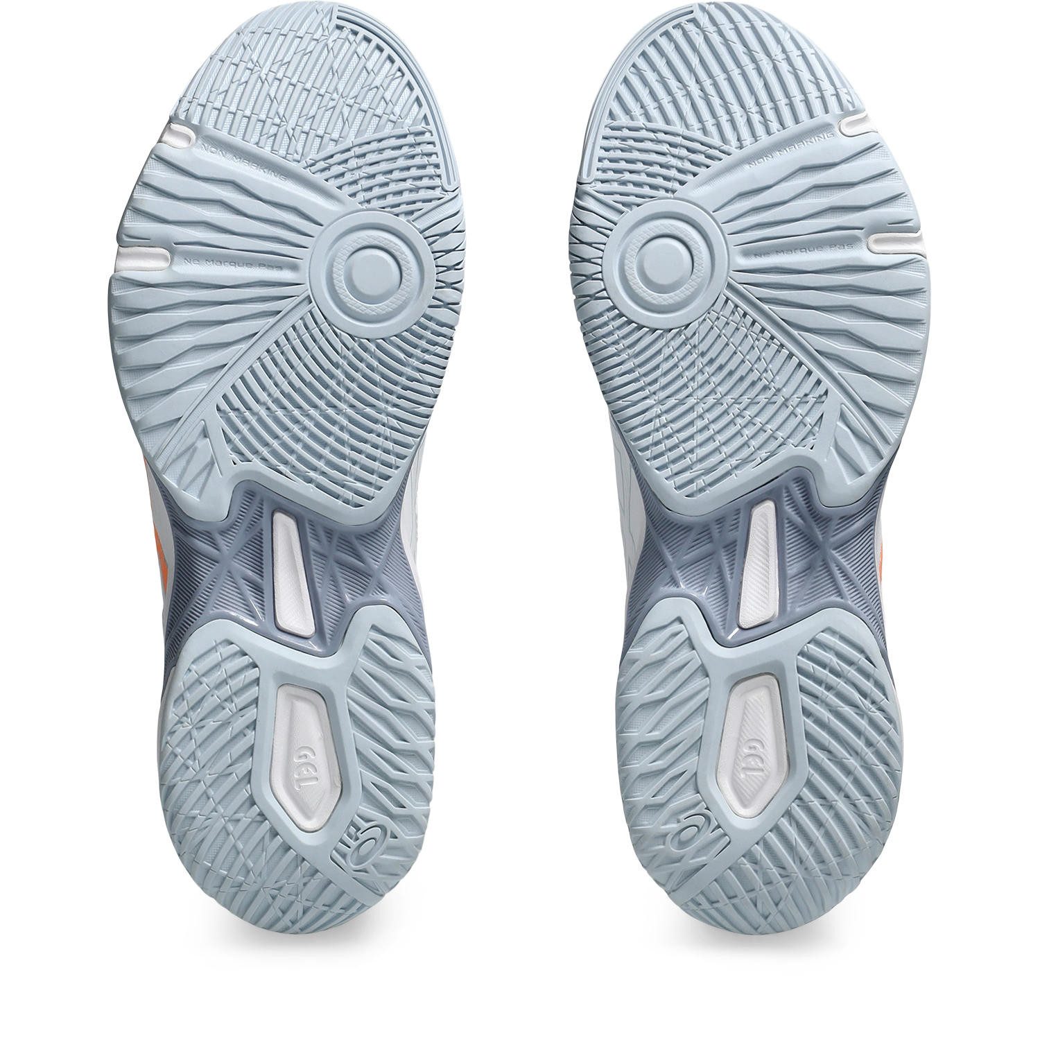 Asics GEL-FLARE WHITE/BRIGHT SUNSTONE Hallenschuh günstig online kaufen