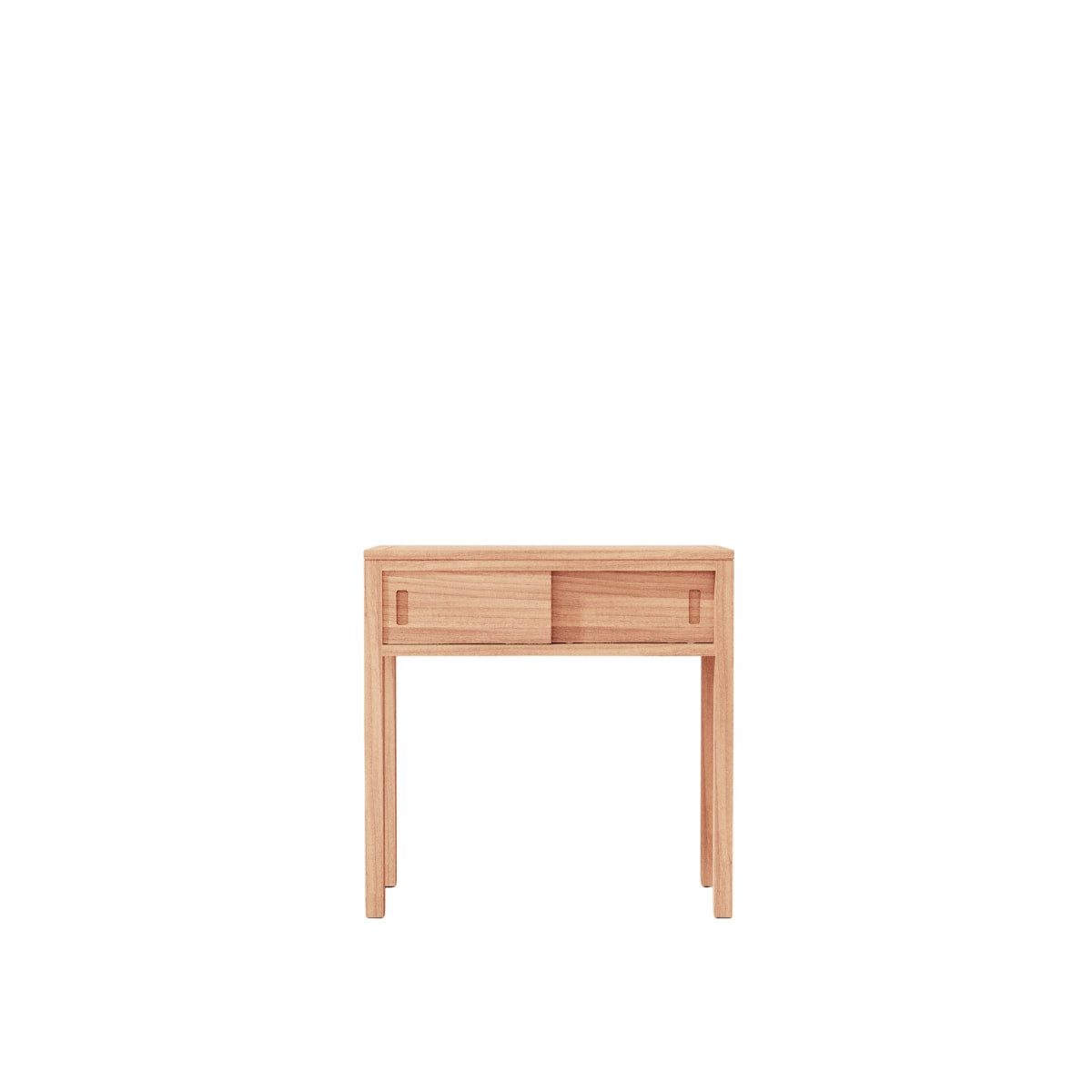 Tikamoon Konsolentisch Konsole aus massivem Teakholz 80 cm Anton