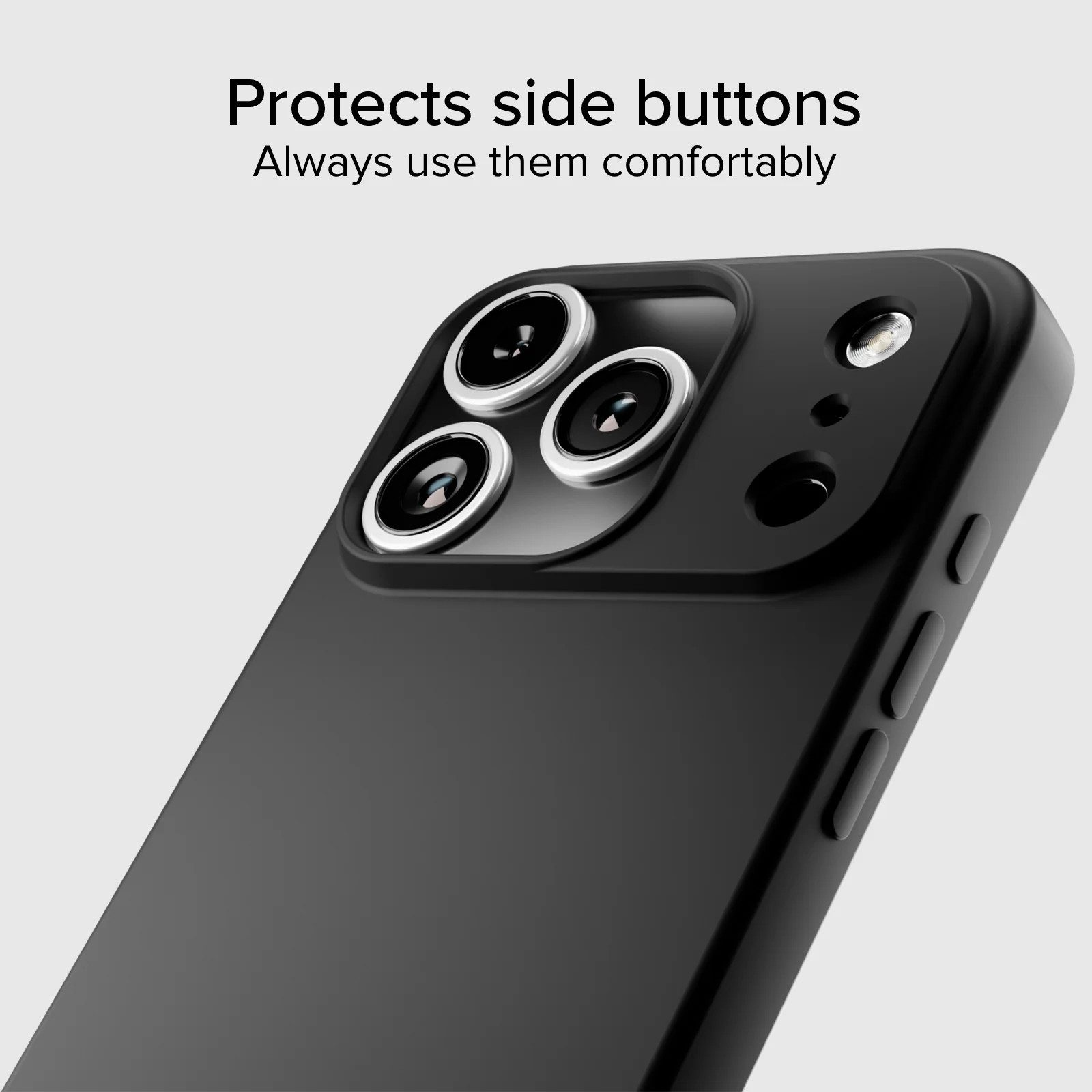 sbs Handyhülle Instinct Silikonhülle für iPhone 17/17 Pro/17 Pro Max 6.3, Backcover schwarz, Silikon Case, Apple iPhone 17