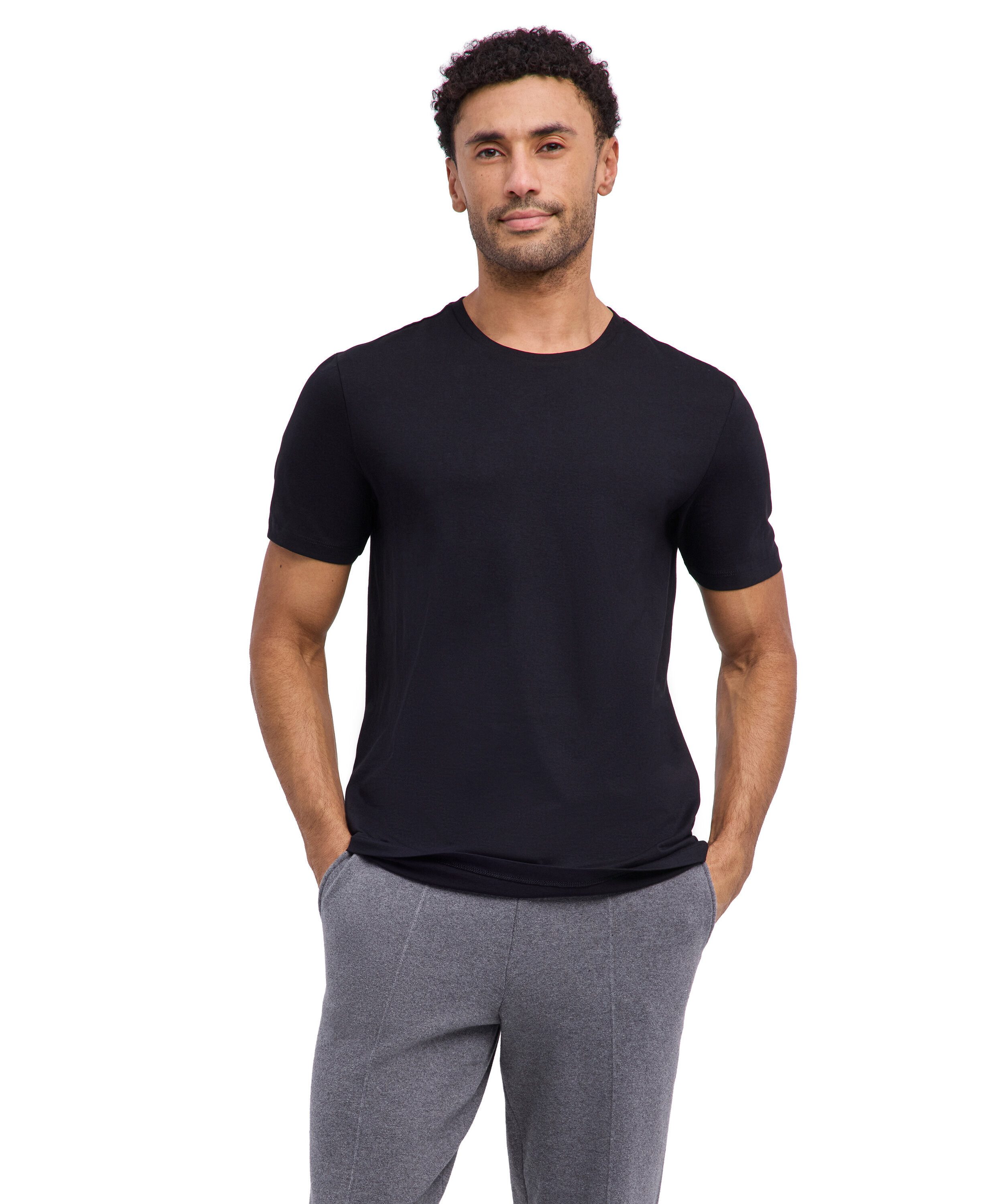 FALKE T-Shirt FALKE 2-Pack Herren aus atmungsaktivem Material (2-tlg., 2) aus atmungsaktivem Material