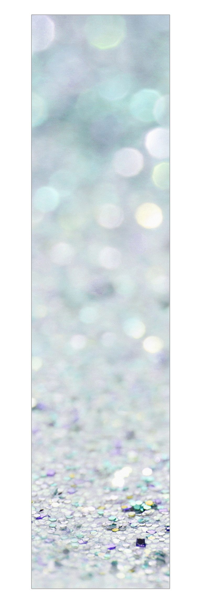 Bilderdepot24 Schiebegardine Flächenvorhang blickdicht Prinzessinnen Glitzer Mint (1 St), halbtransparent, Wohnzimmer große Flächengardine lichtdurchlässig für Klemm-System