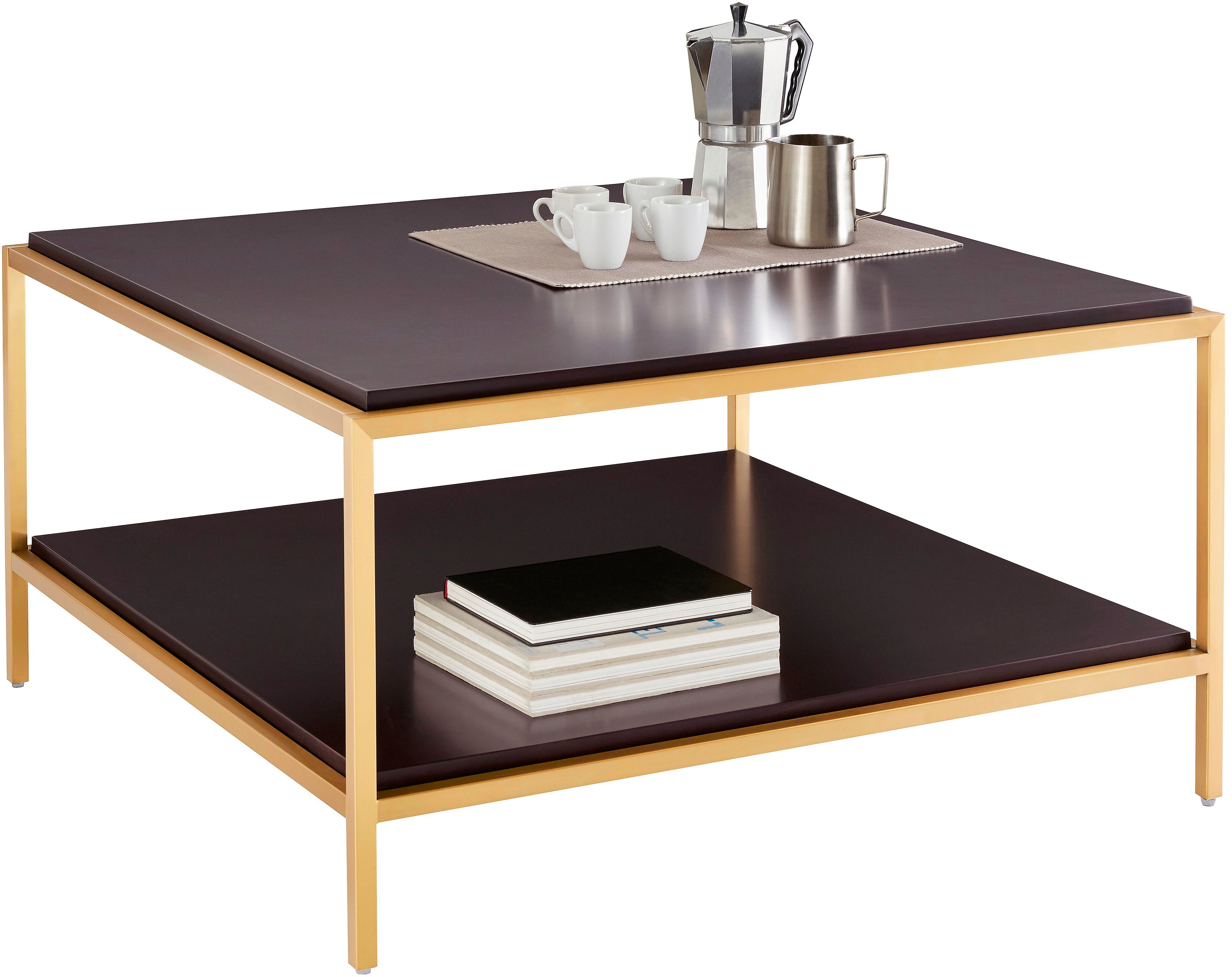 Leonique Couchtisch Cherlen, TOPSELLER!, OTTOs Choice, mit zwei Ablagefläch günstig online kaufen