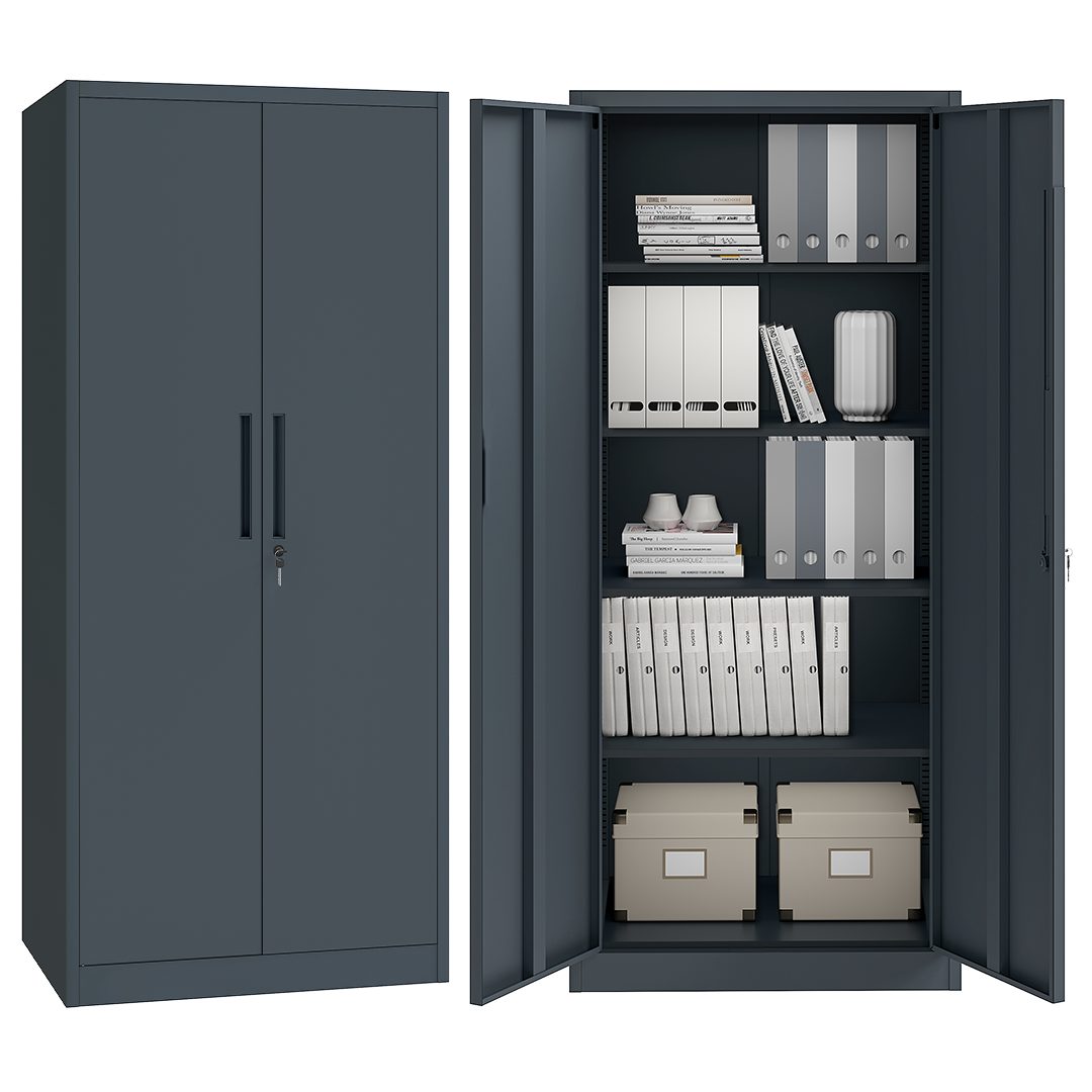 STEELSØN Aktenschrank Regulus aus Stahl, abschließbar (Anthrazit) Spindschr günstig online kaufen