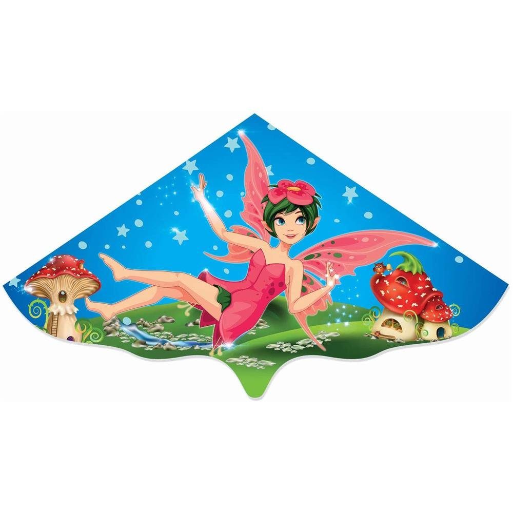 Günther Flug-Drache Magic Fairy, 115 x 63 cm, mit Wickelgriff, für Kinder ab 4 Jahren