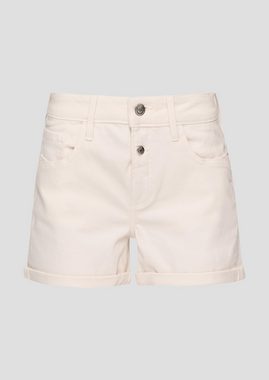 QS Shorts Jeans-Short Abby / Mid Rise / Slim Leg / Ziertaschen