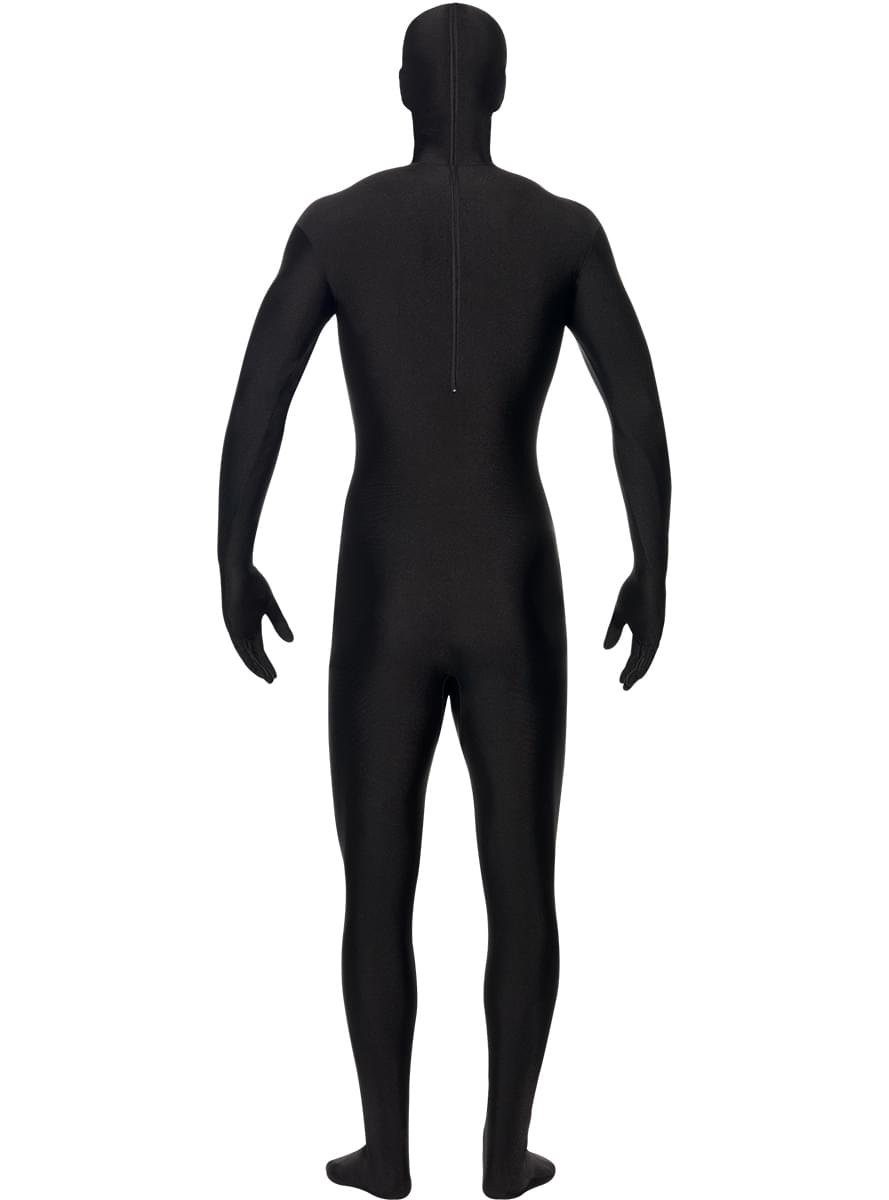 Funidelia Kostüm Ganzkörperanzug schwarz - für Halloween Karneval, Wie eine zweite Haut: Stretchanzug in Schwarz
