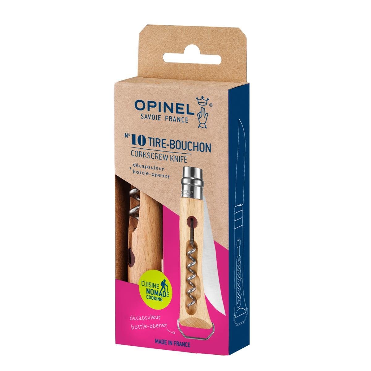 rostfrei Taschenmesser 10 No. Opinel mit Kapselheber Korkenzieher und