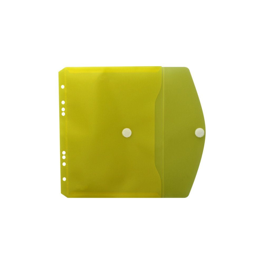 EXXO by HFP Organisationsmappe 10 Stück Dokumententaschen A5, aus PP (10-St), mit EURO-Lochung, Abheftrand, Klappe und Klettverschluss