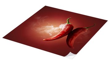 Posterlounge Wandfolie Johan Swanepoel, Red Hot Chili Stillleben, Küche Illustration