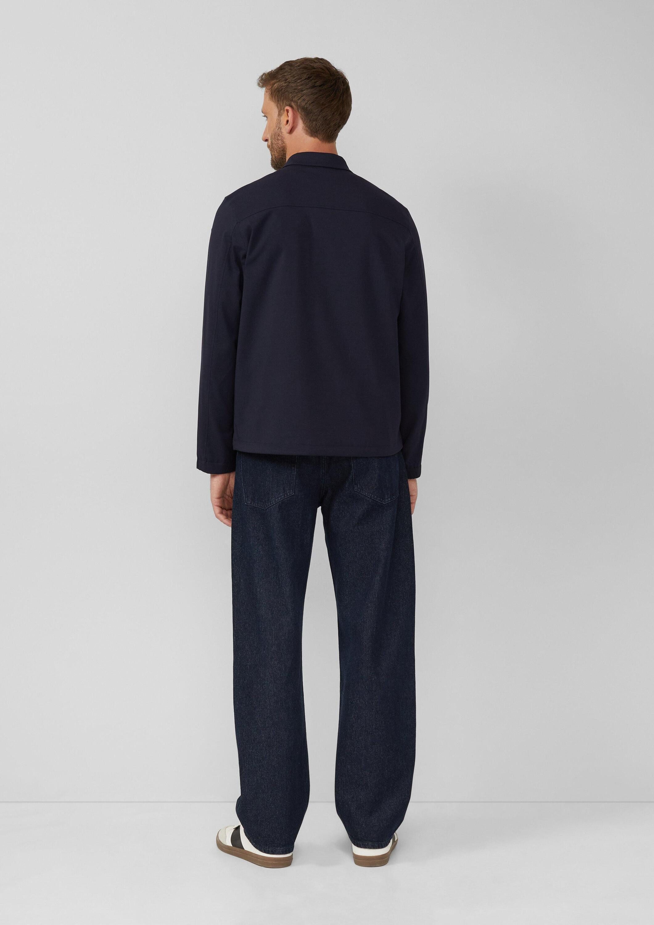 s.Oliver Funktionsjacke Indoor-Jacke Leichtes Overshirt aus Stretchgewebe