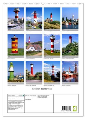 CALVENDO Wandkalender Leuchten des Nordens (Premium, hochwertiger DIN A2 Wandkalender 2023, Kunstdruck in Hochglanz)