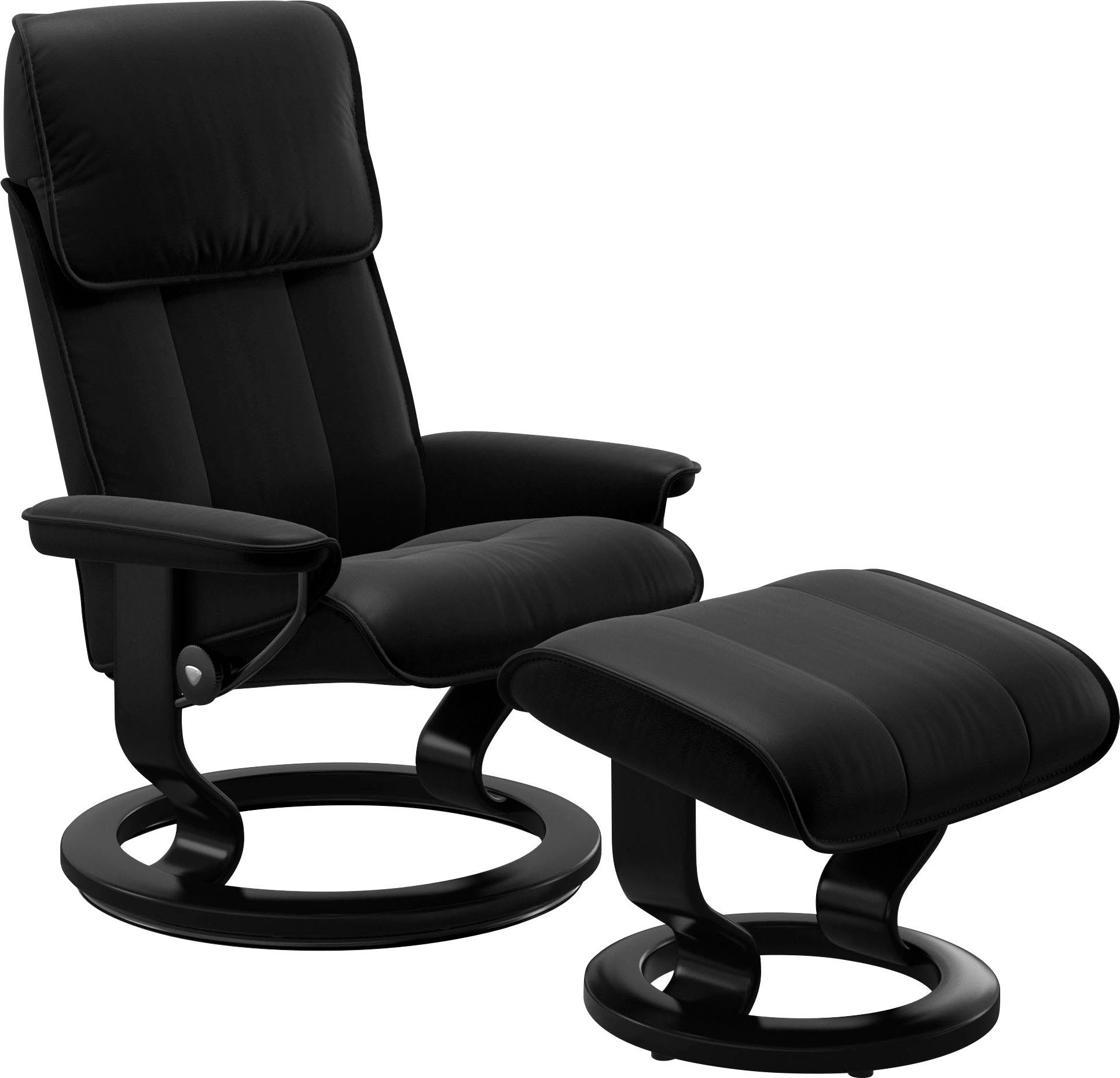 Stressless® Relaxsessel Admiral, mit Classic Base, Размер M & L, Gestell Schwarz