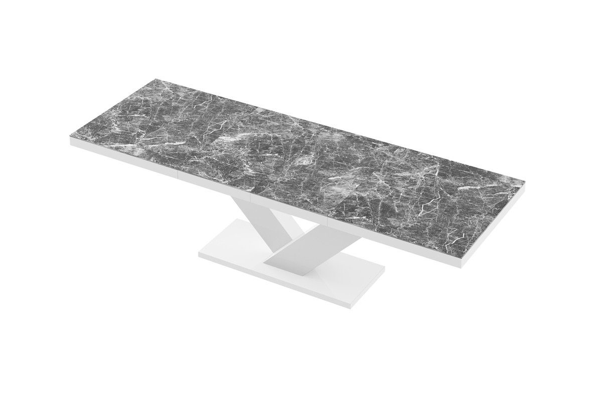 designimpex Esstisch HE-999 Marmor dunkel Hochglanz günstig online kaufen