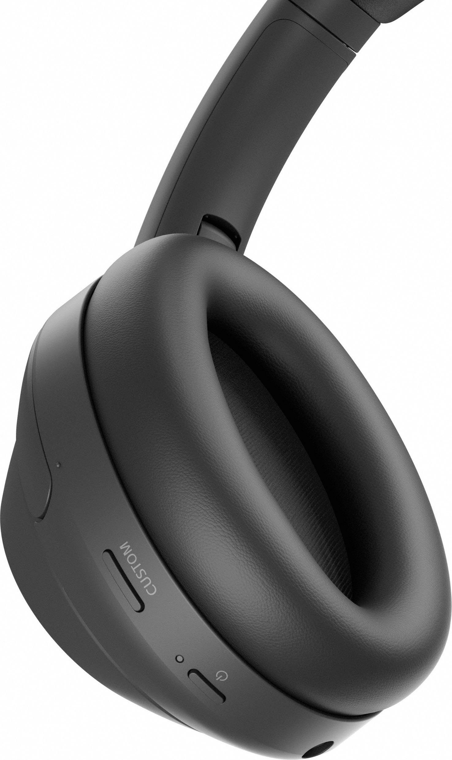 NFC, One-Touch NFC, kabelloser Sensor, Schnellladefunktion) WH-1000XM4 Sony Bluetooth, Verbindung schwarz Over-Ear-Kopfhörer (Noise-Cancelling, via Touch
