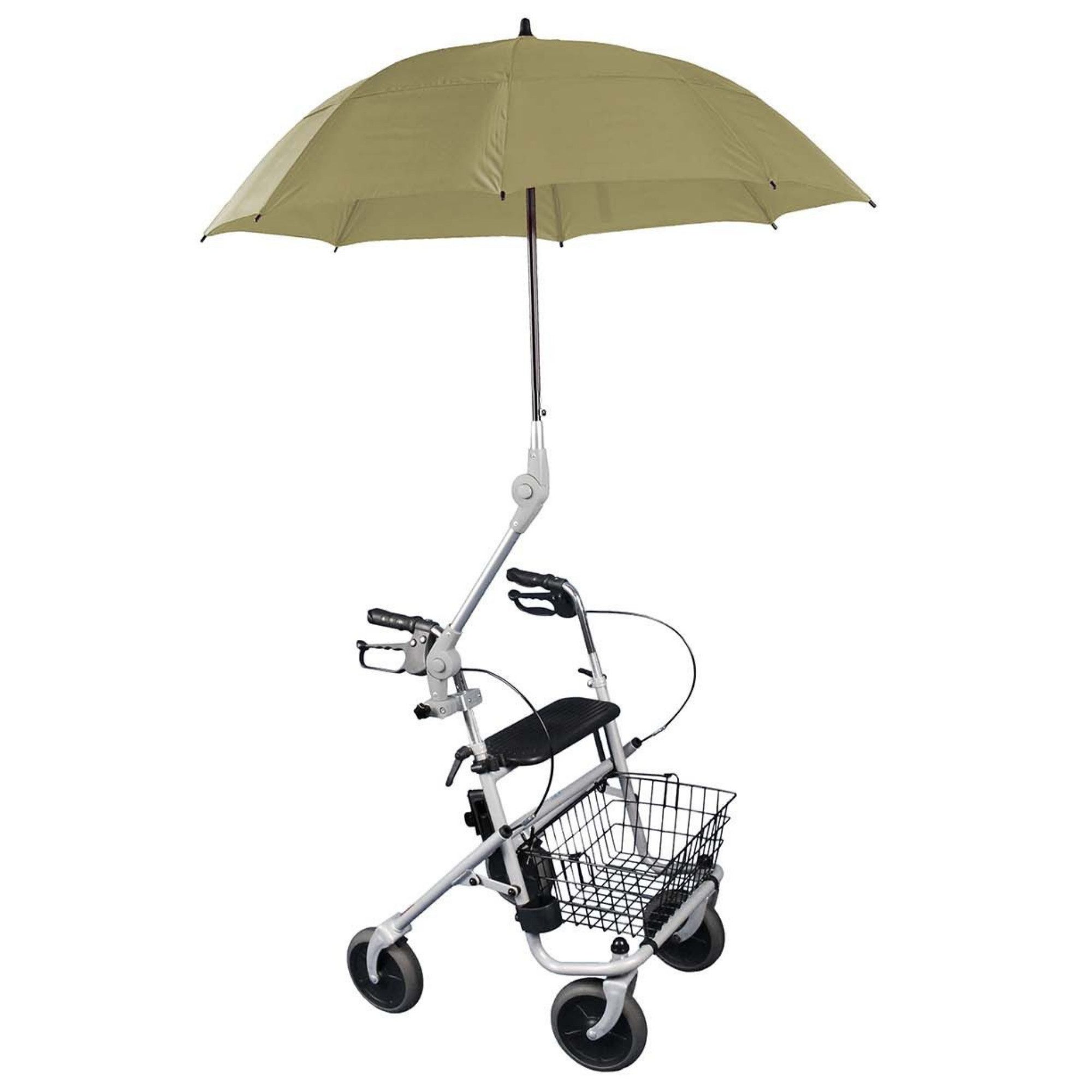 Rolko Kohlgrüber GmbH Rollator Regenschirm für Rollator aus Microfaser mit Halterung