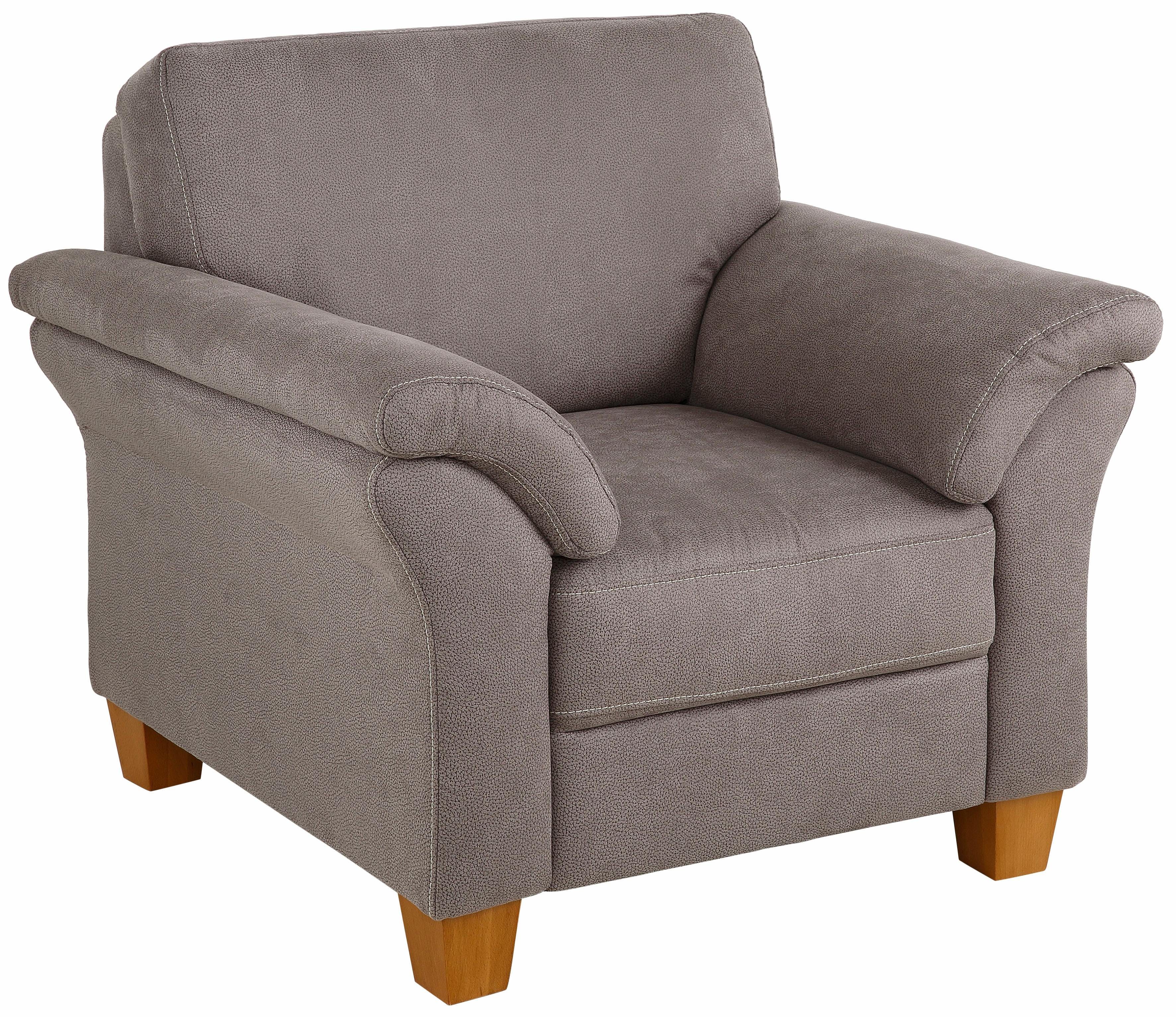 Home affaire Sessel Borkum, B: 101cm, mit Federkern