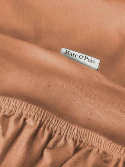 Spannbettlaken Premium Organic Jersey, Marc O'Polo Home, Baumwolle-Elasthan, Gummizug: rundum, (1 Stück), aus GOTS-zertifizierter Baumwolle Jersey-Stretch
