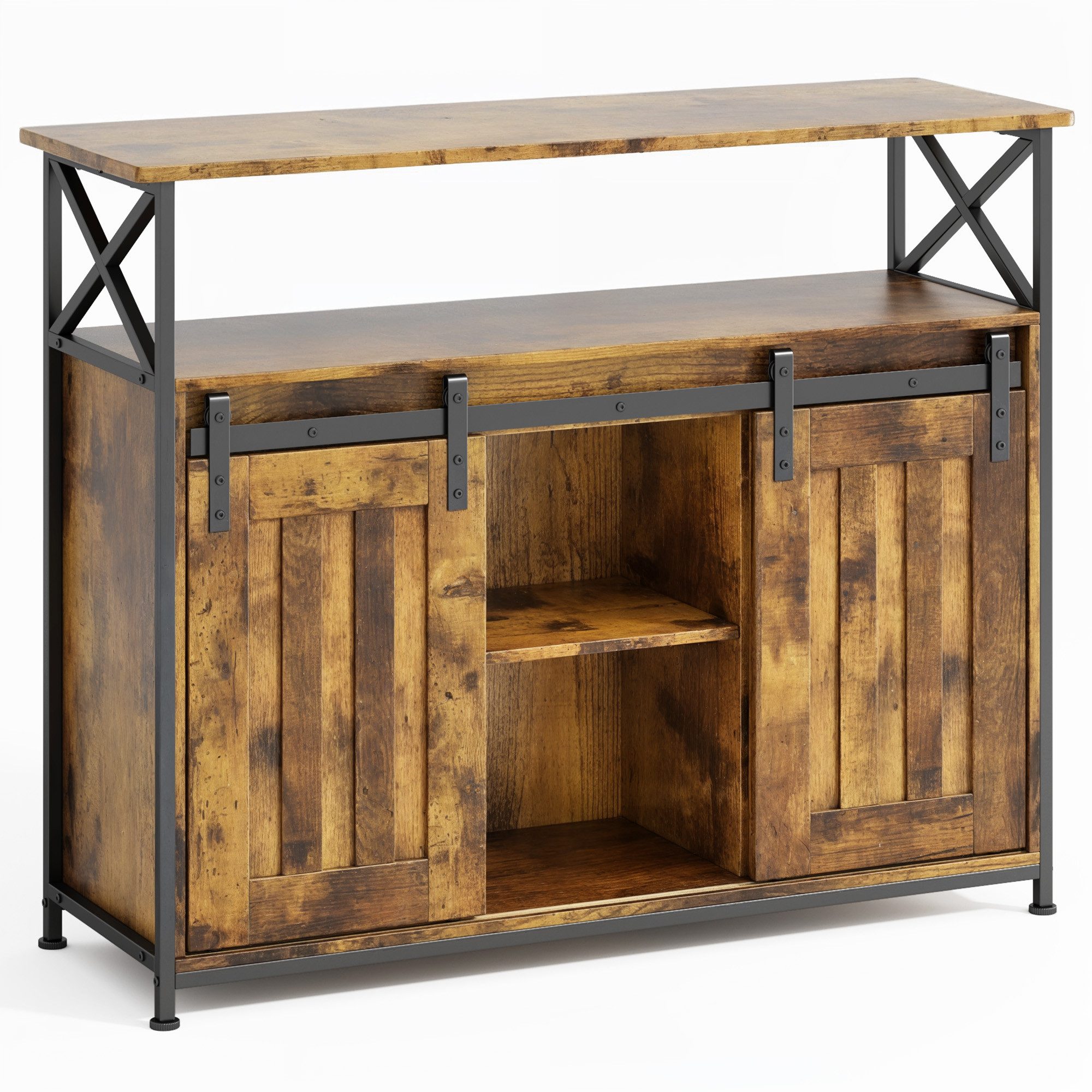 Bealife Sideboard Küchenschrank, Aufbewahrungsschrank mit 2 günstig online kaufen