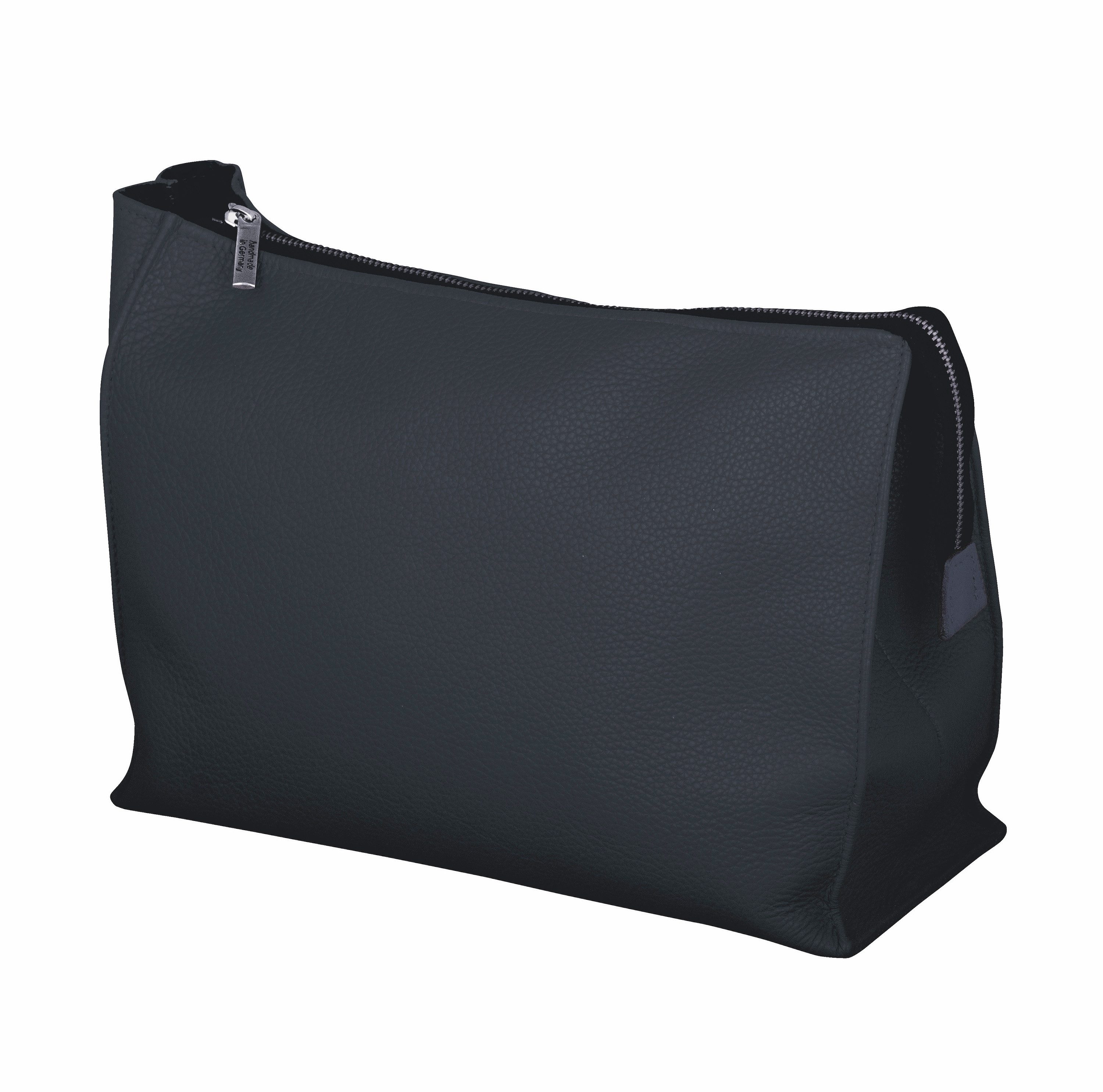 ERBE Kulturbeutel Kulturtasche, Leder, 25 cm (1-tlg)