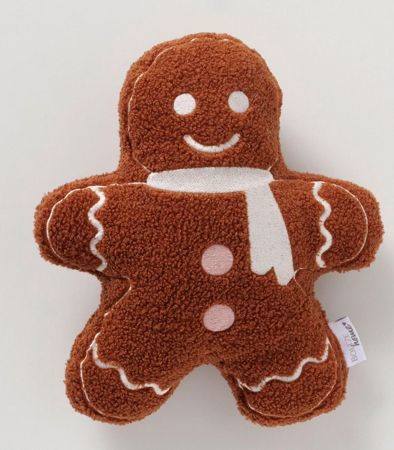 BOLTZE GRUPPE GmbH Dekokissen GINGER, 30 x 33 cm, Braun, Weiß, Polyester, K günstig online kaufen