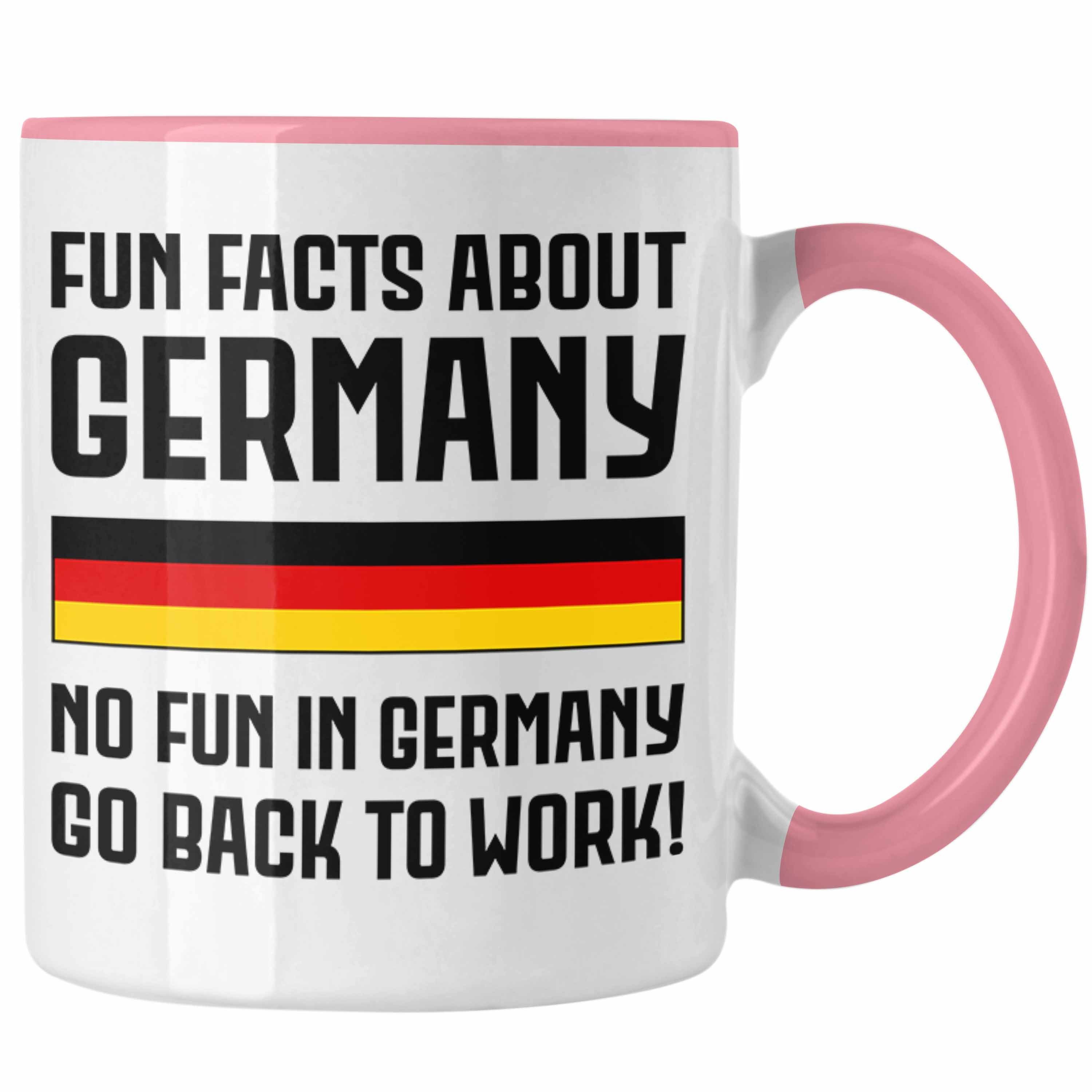 Lustiger Trendation Kollegin Trendation About Rosa Germany Kollege Fun mit Geschenk Facts Bürotasse Spruch - Tasse Spruch Tasse