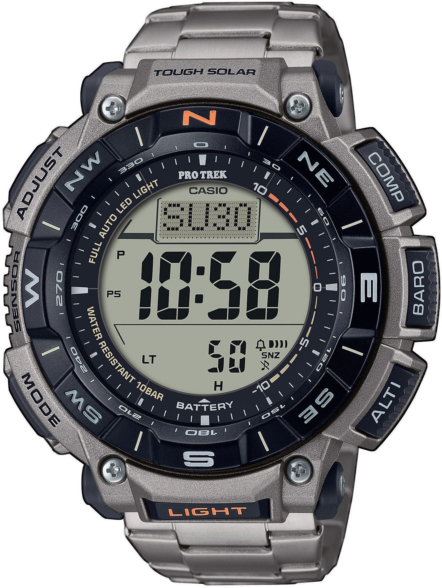 CASIO PRO TREK Chronograph PRG-340T-7ER, Quarzuhr, Armbanduhr, Herrenuhr, S günstig online kaufen