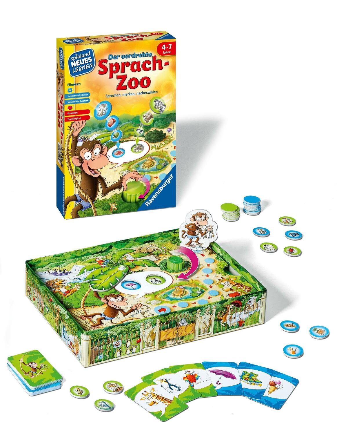 Sprach-Zoo Spiel, verdrehte Der Ravensburger