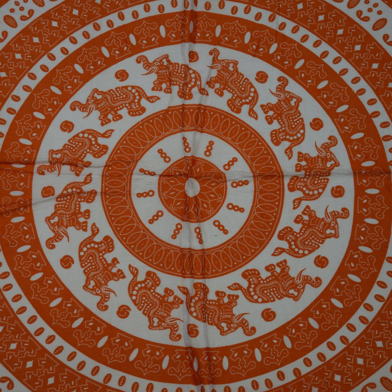 SIMANDRA Saron Orange Sarong Strandlaken