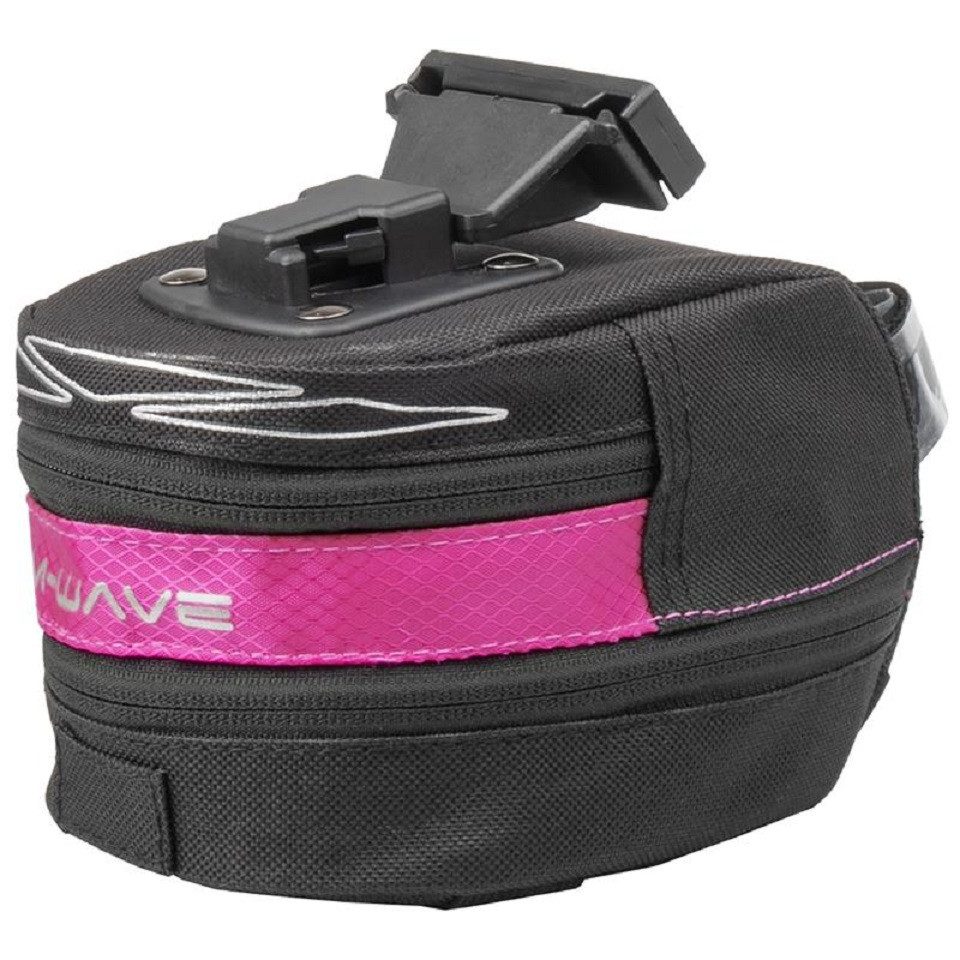 KHEbikes Satteltasche M-WAVE Tilburg L Satteltasche Fahrrad Erweiterbar Pink