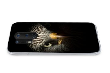 MuchoWow Handyhülle Vogel - Adler - Raubvögel - Auge - Schnabel - Licht, Phone Case, Handyhülle OnePlus 8 Pro, Silikon, Schutzhülle