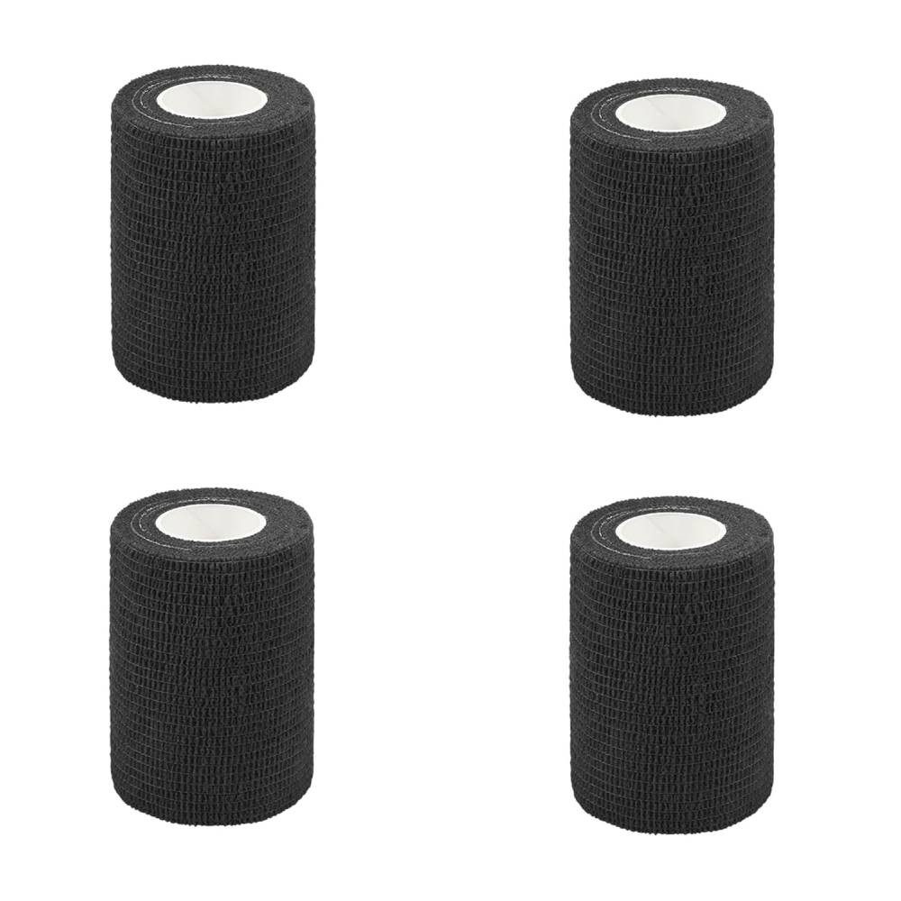 Blusmart Bandage Selbstklebender Verband (Rollen à 7,5 cm x 4,5 m, 4-tlg., Elastische Pflaster, Feste Pflaster), Für Sport, Klebepflaster, atmungsaktiv und reißfest