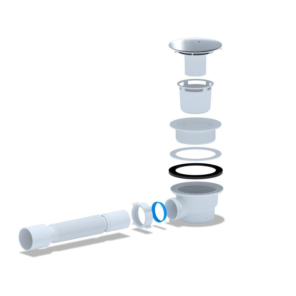 Belvit Siphon BV-SP1004, (1-tlg), Belvit Ablaufgarnitur günstig online kaufen