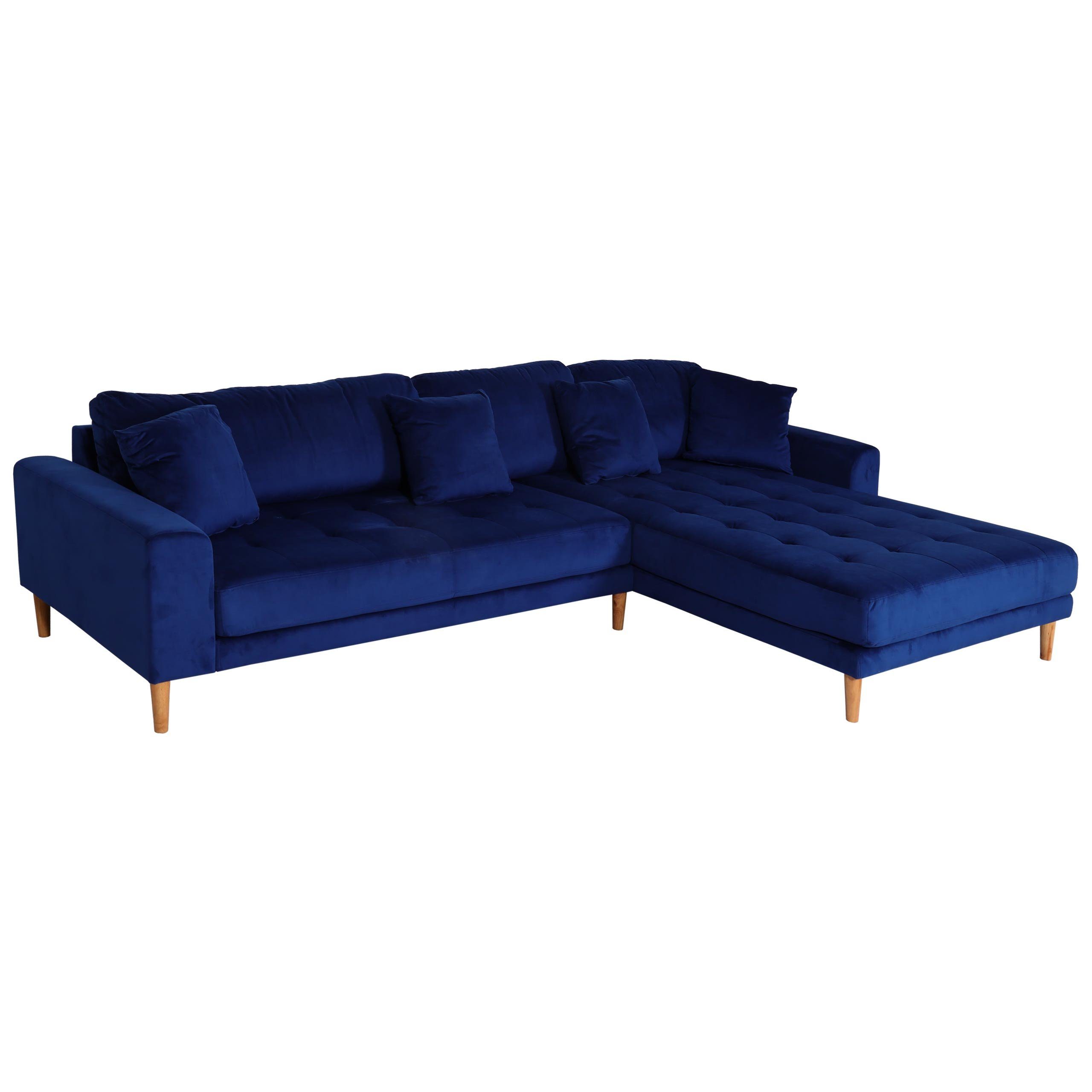 MCW Ecksofa MCW-J54, 1 Teile, Moderner Lounge-Stil, Extradicke Sitzpolsterung, Breite Liegefläche blau | blau