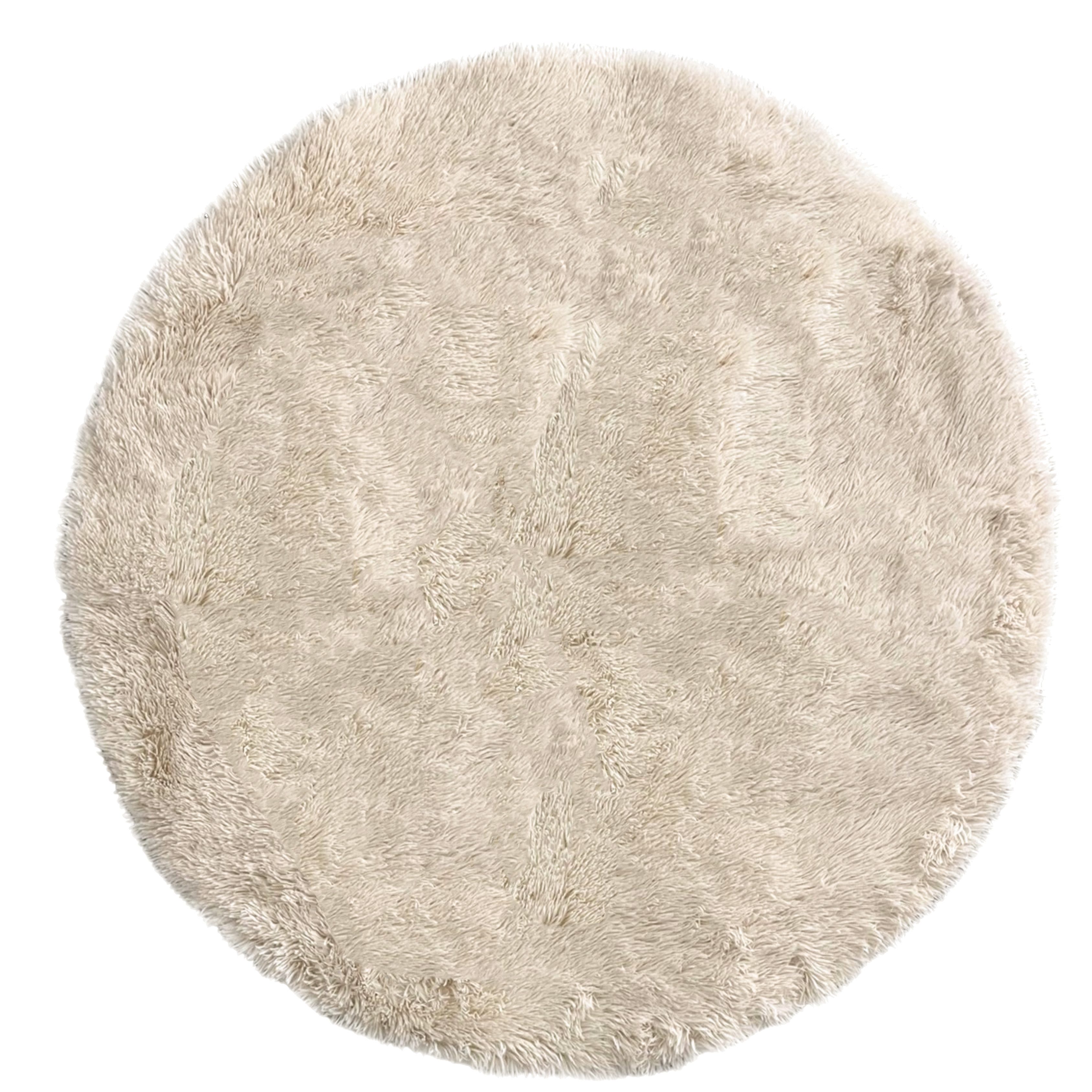 the carpet Teppich Soft Shaggy, rund, günstig online kaufen