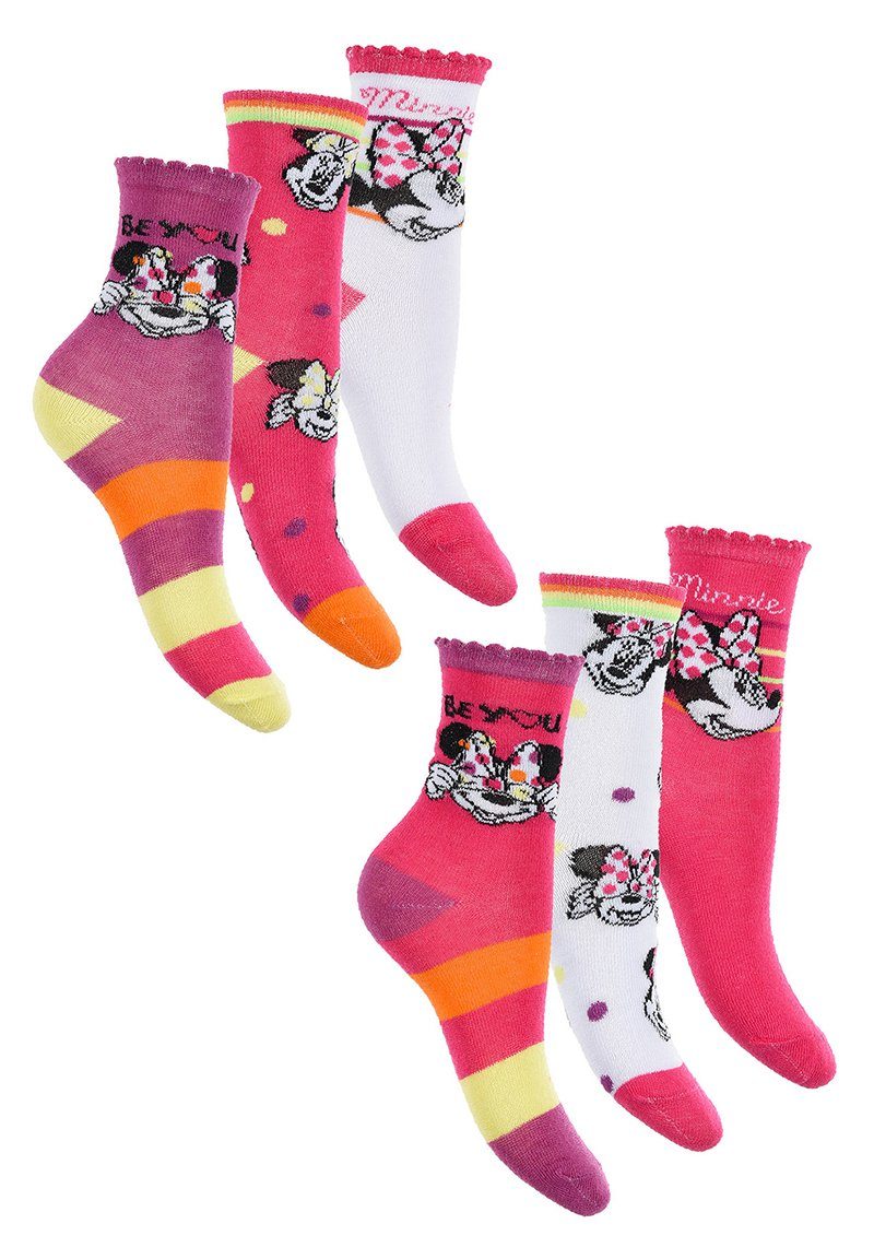 Socken Mouse Strümpfe Disney Socken (6-Paar) Kinder Minnie Mädchen